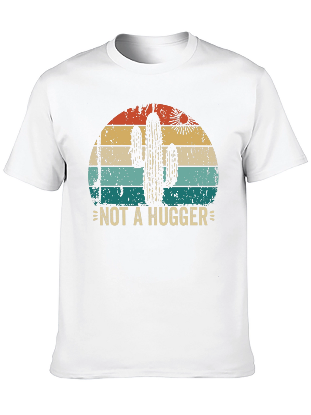 Not A Hugger Cactus Graphic Tee