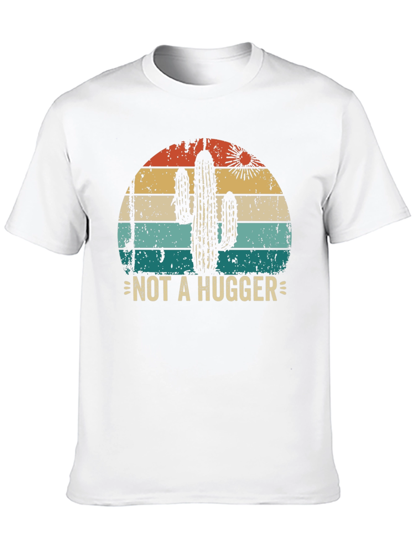 Not A Hugger Cactus Graphic Tee