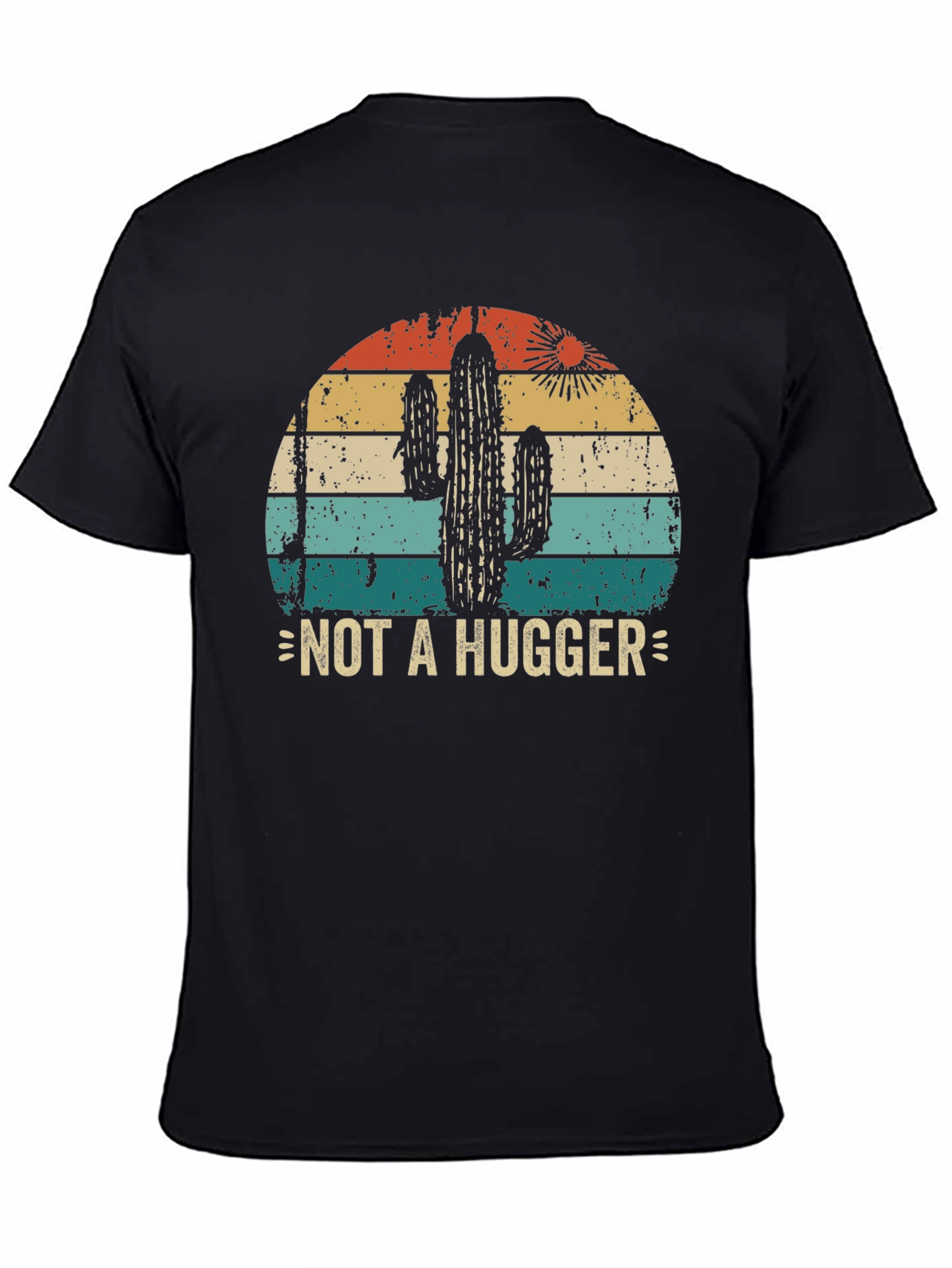 Not A Hugger Cactus Graphic Tee