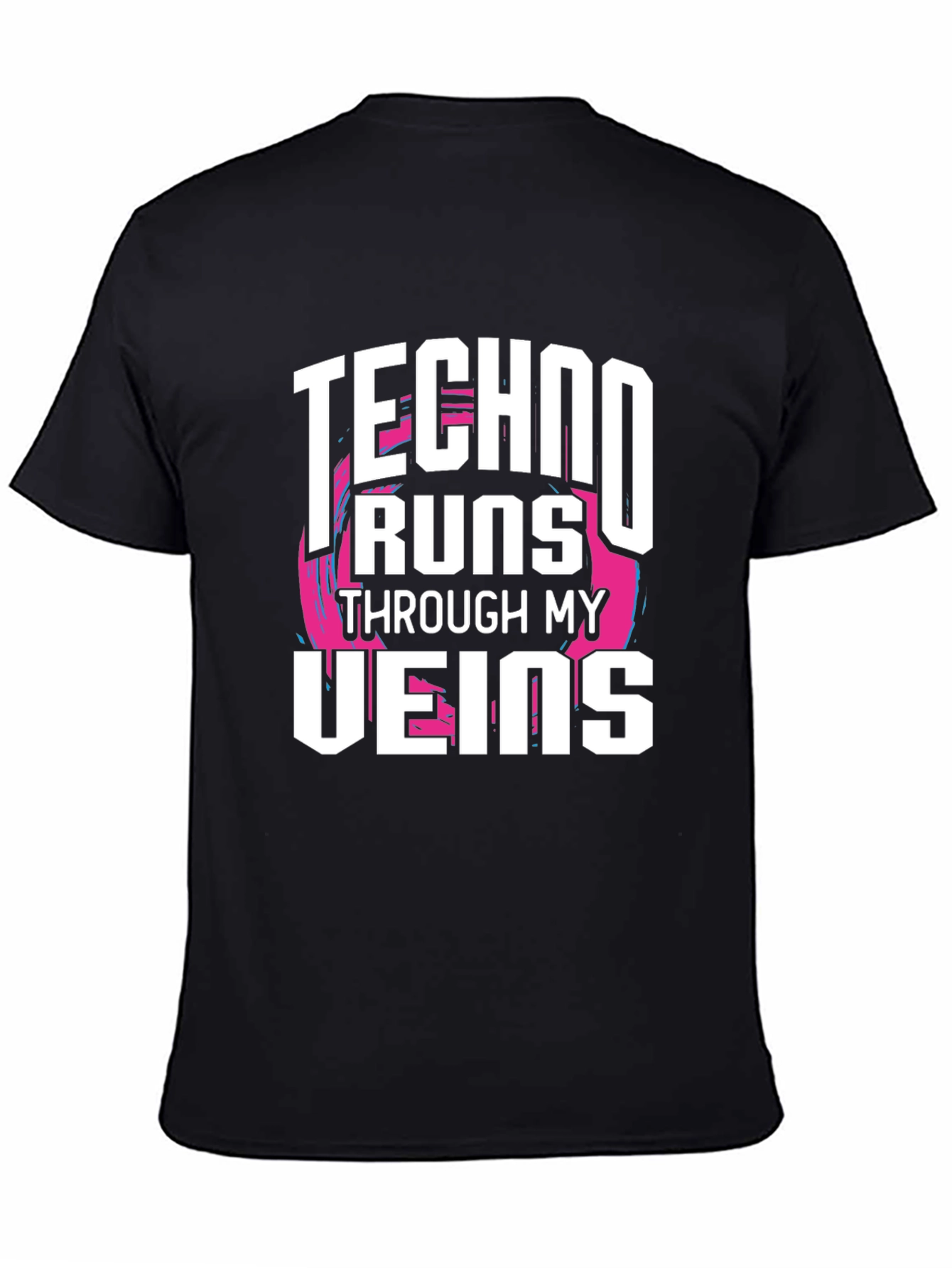 Techno Runs Through My Veins Graphic Tee