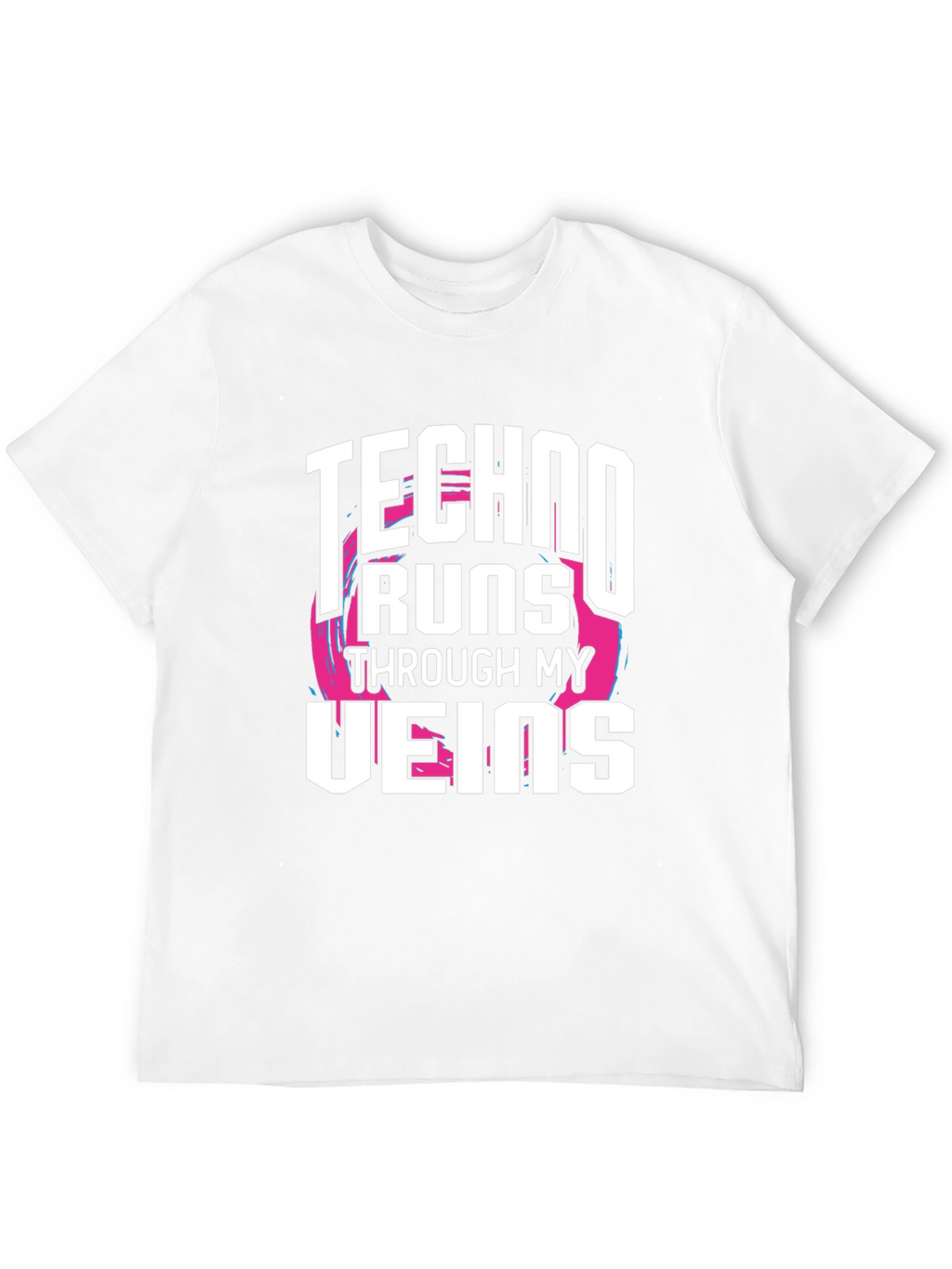 Techno Runs Through My Veins Graphic Tee