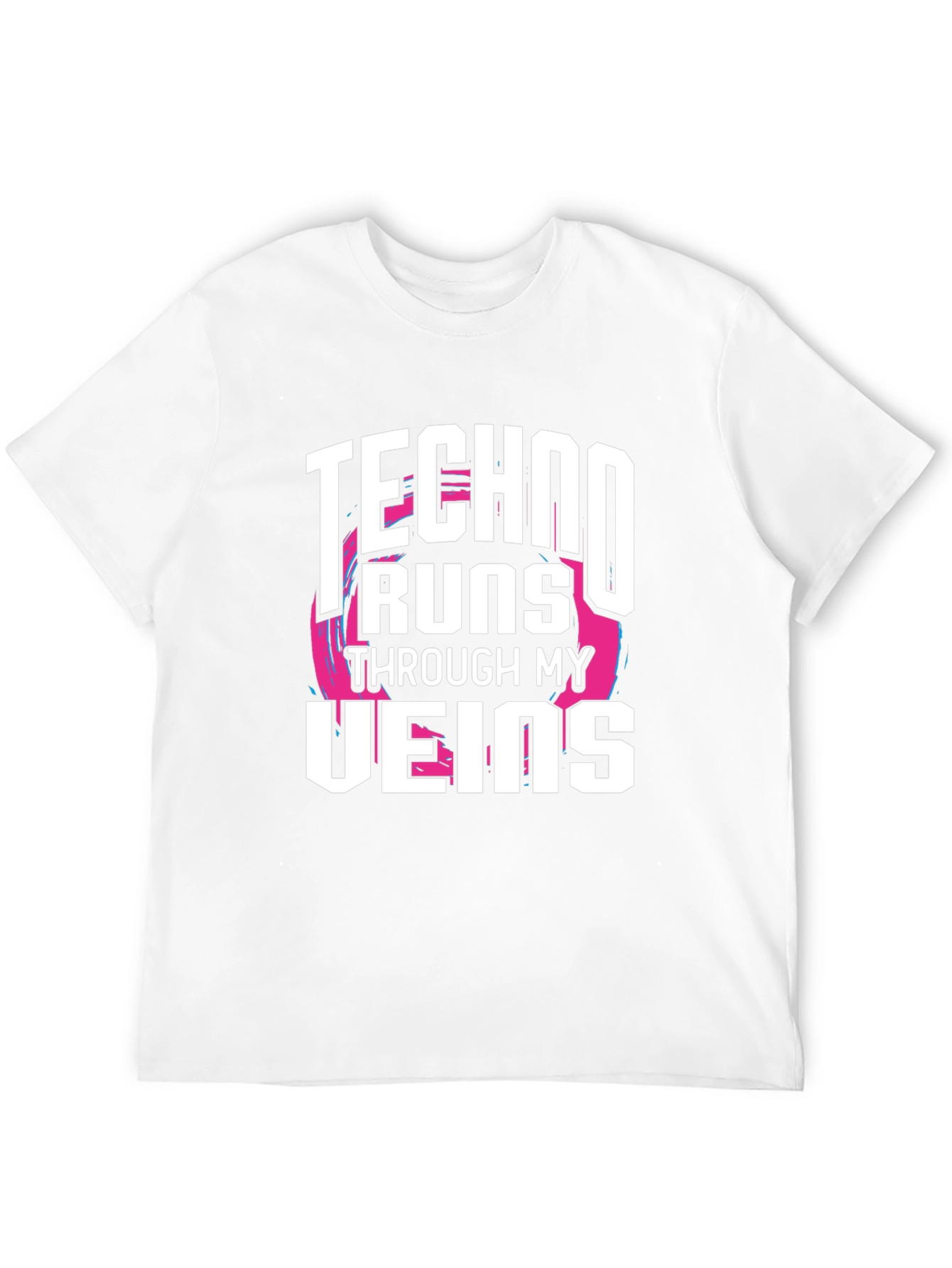 Techno Runs Through My Veins Graphic Tee