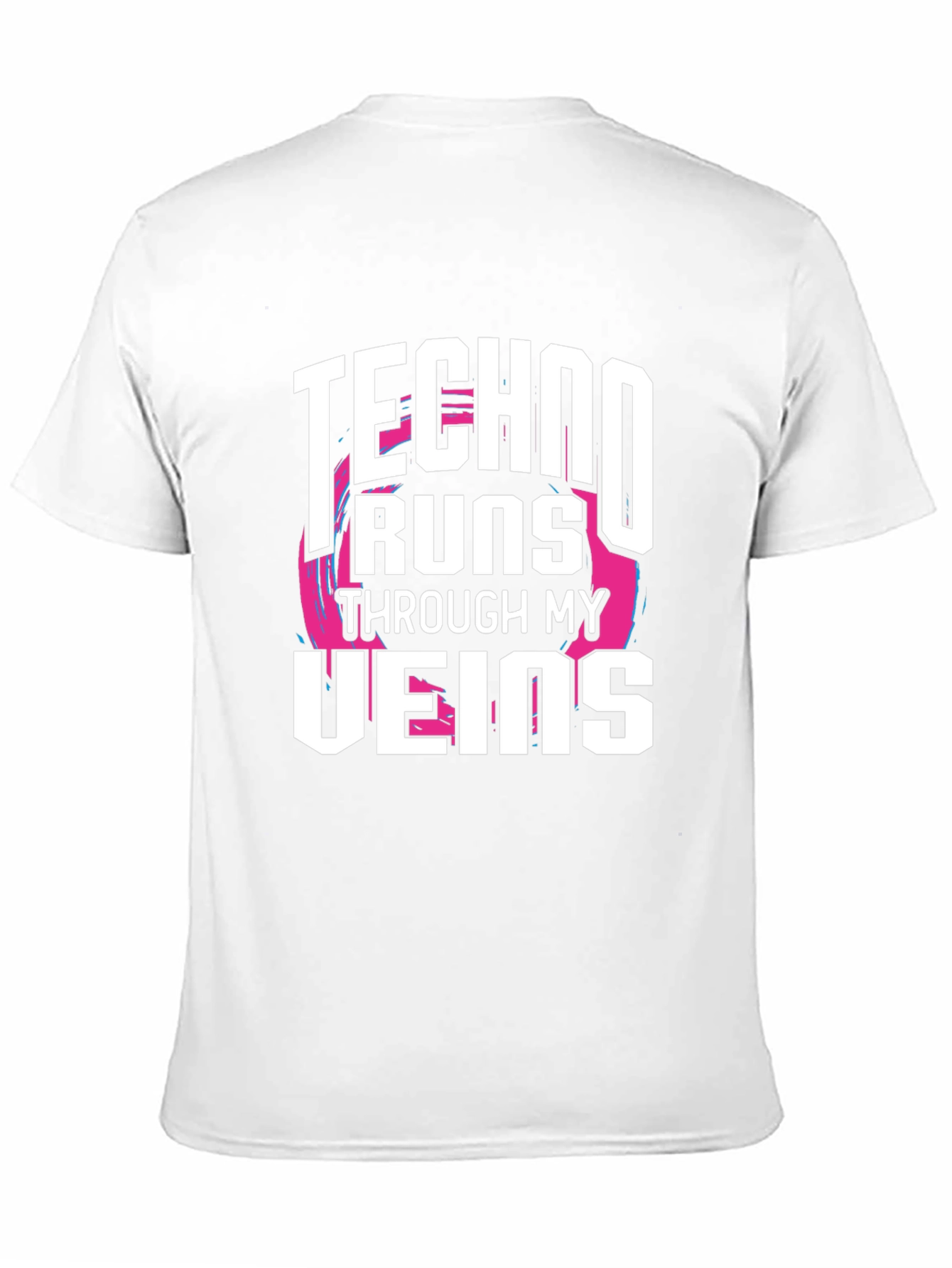 Techno Runs Through My Veins Graphic Tee