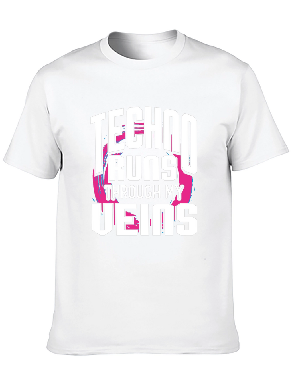 Techno Runs Through My Veins Graphic Tee