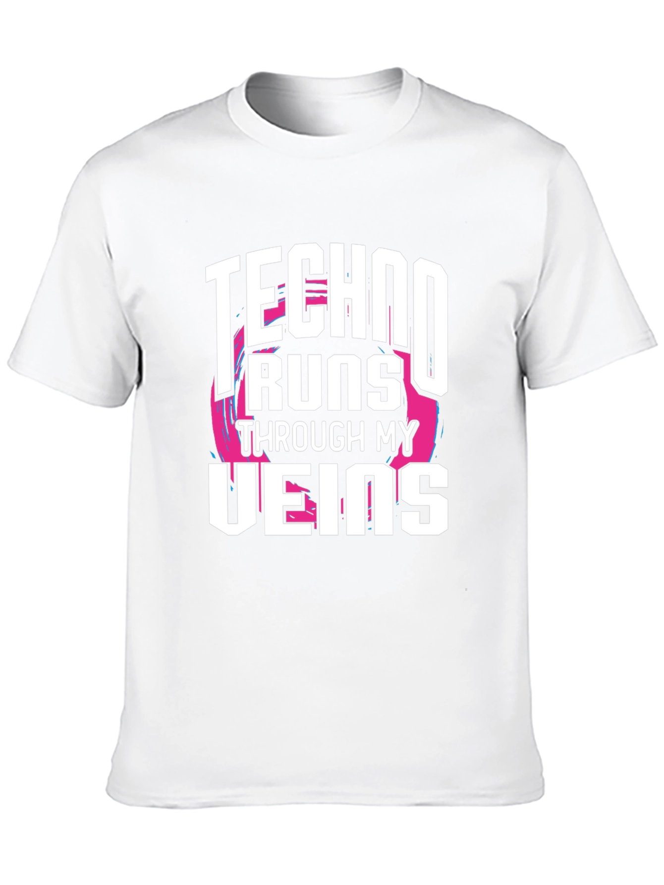 Techno Runs Through My Veins Graphic Tee