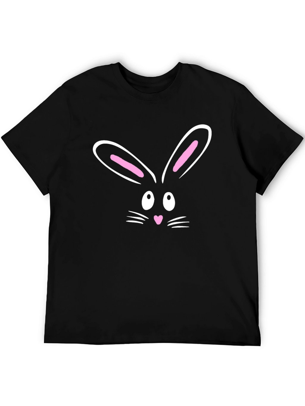 Cute Bunny Face Graphic T-Shirt