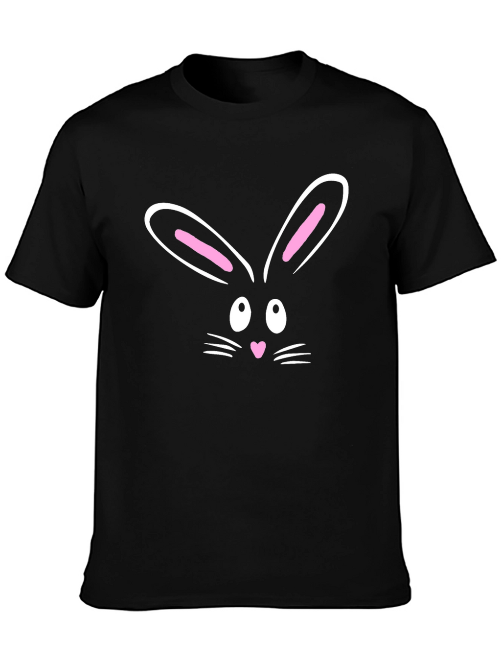 Cute Bunny Face Graphic T-Shirt