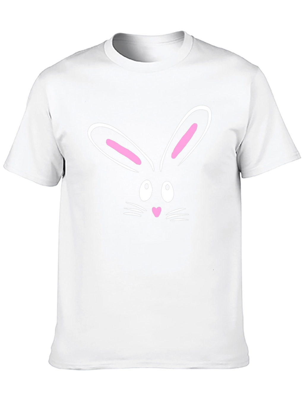Cute Bunny Face Graphic T-Shirt