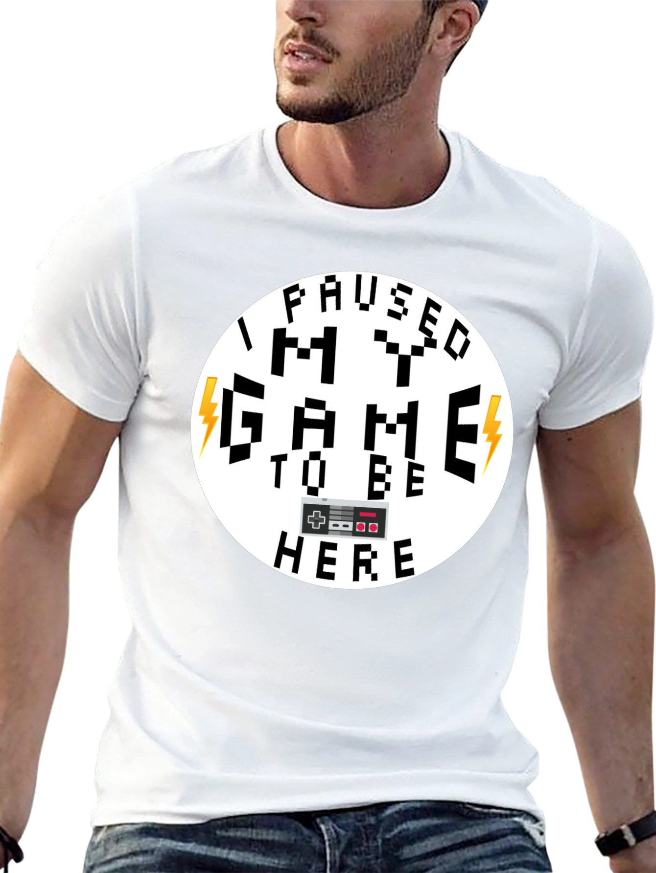 I Paused My Game Funny Gamer T-Shirt
