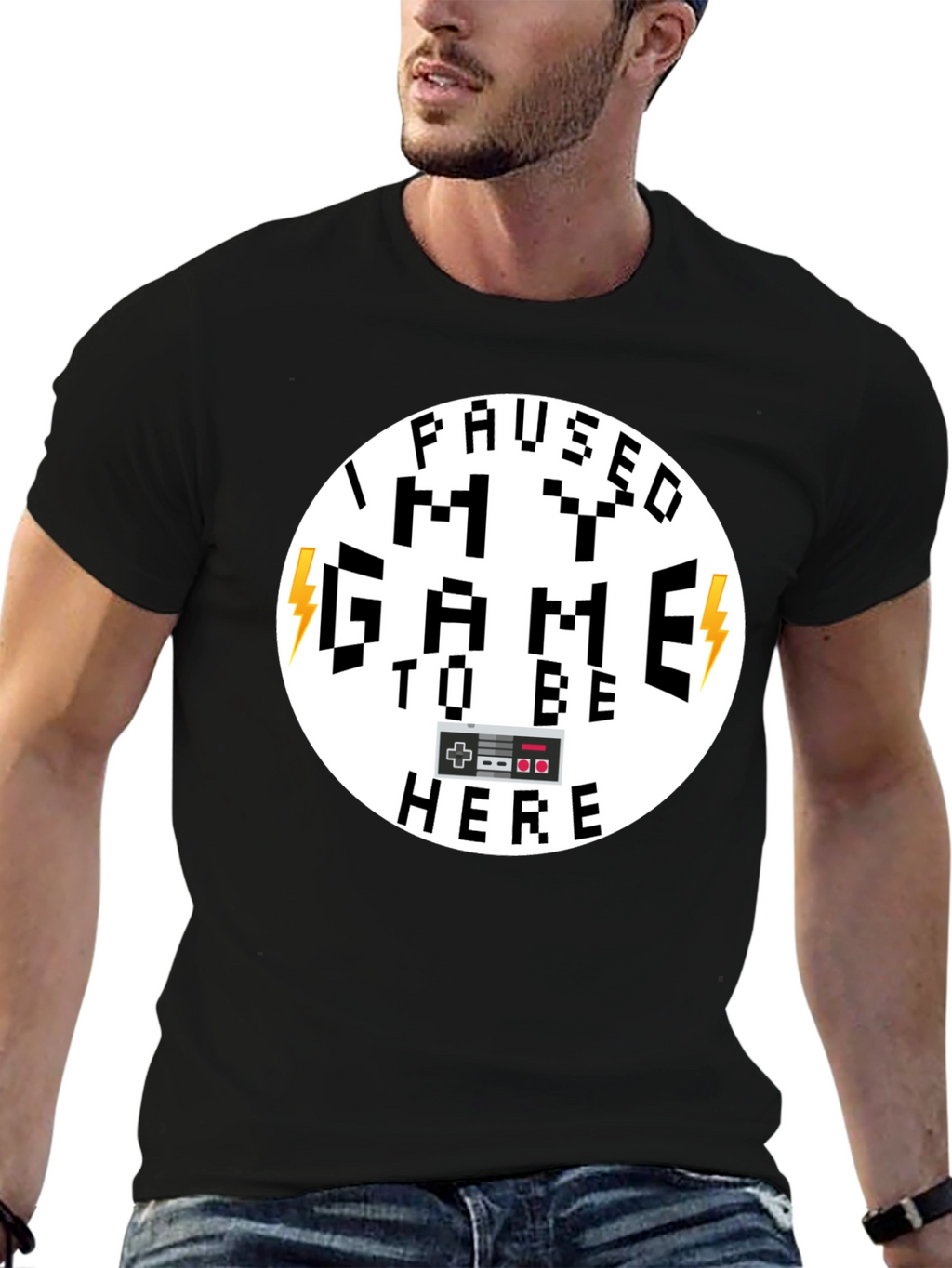 I Paused My Game Funny Gamer T-Shirt