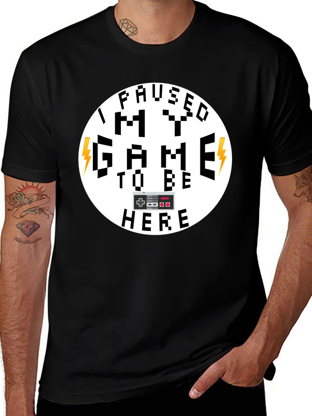 I Paused My Game Funny Gamer T-Shirt
