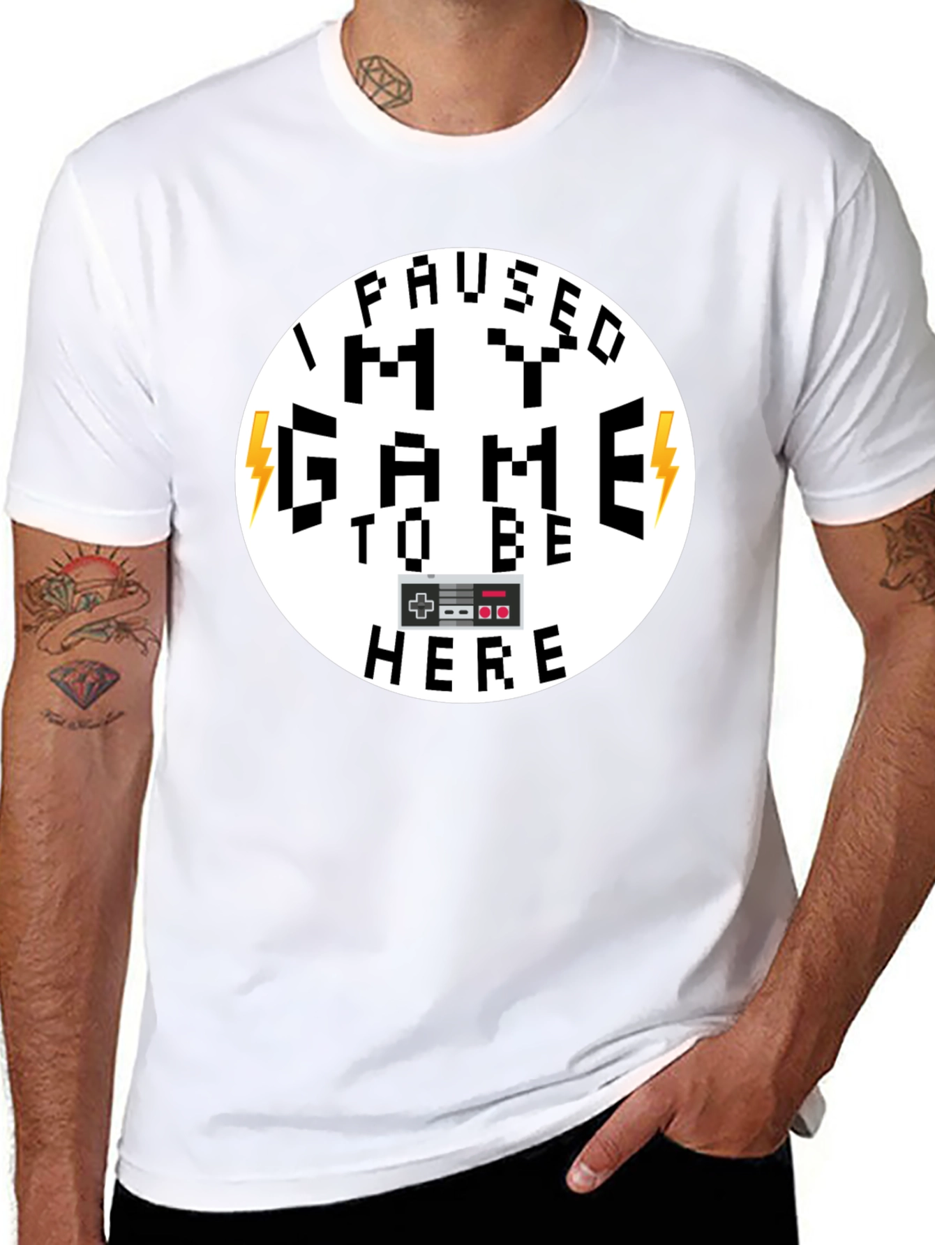 I Paused My Game Funny Gamer T-Shirt