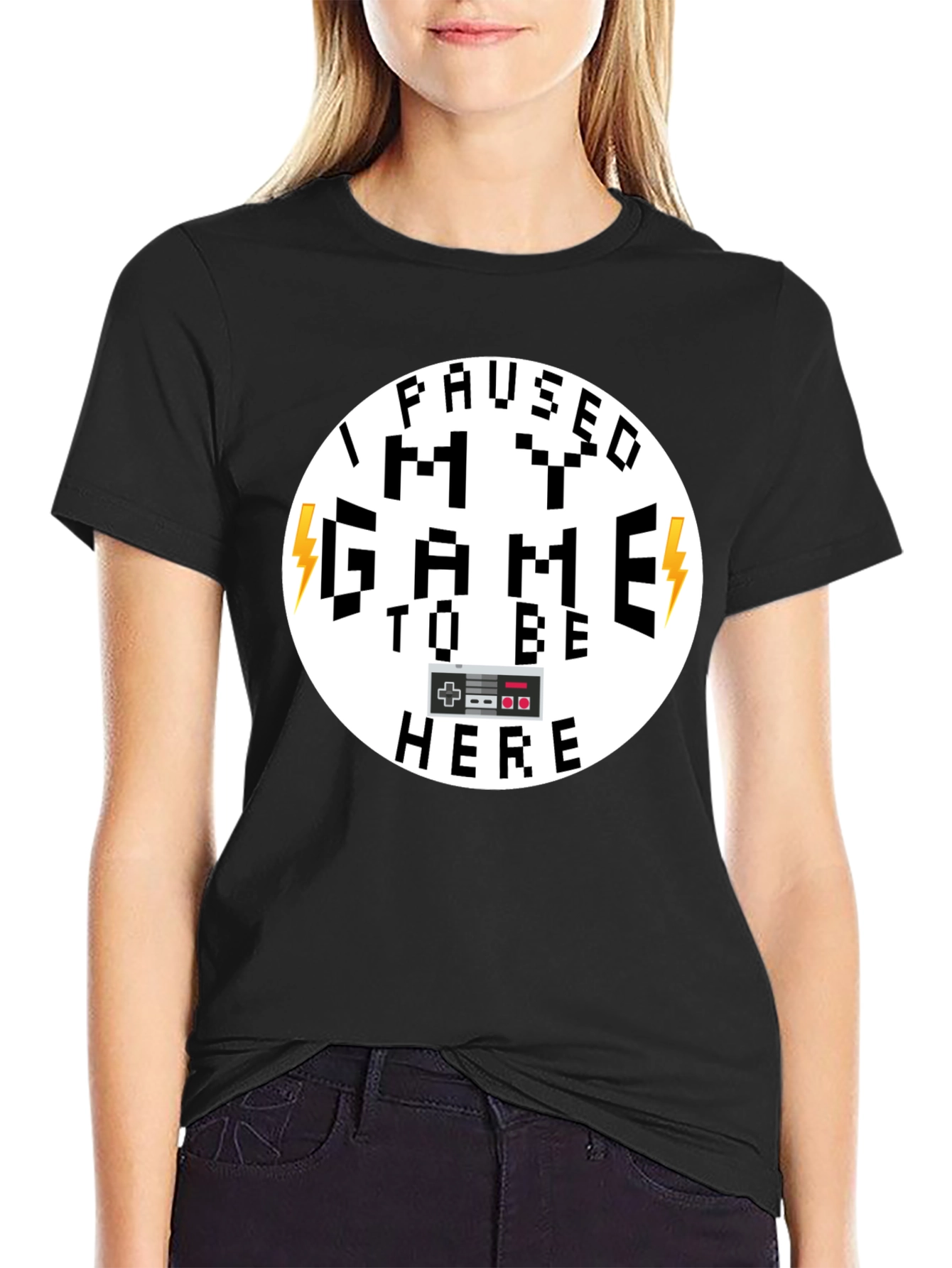I Paused My Game Funny Gamer T-Shirt