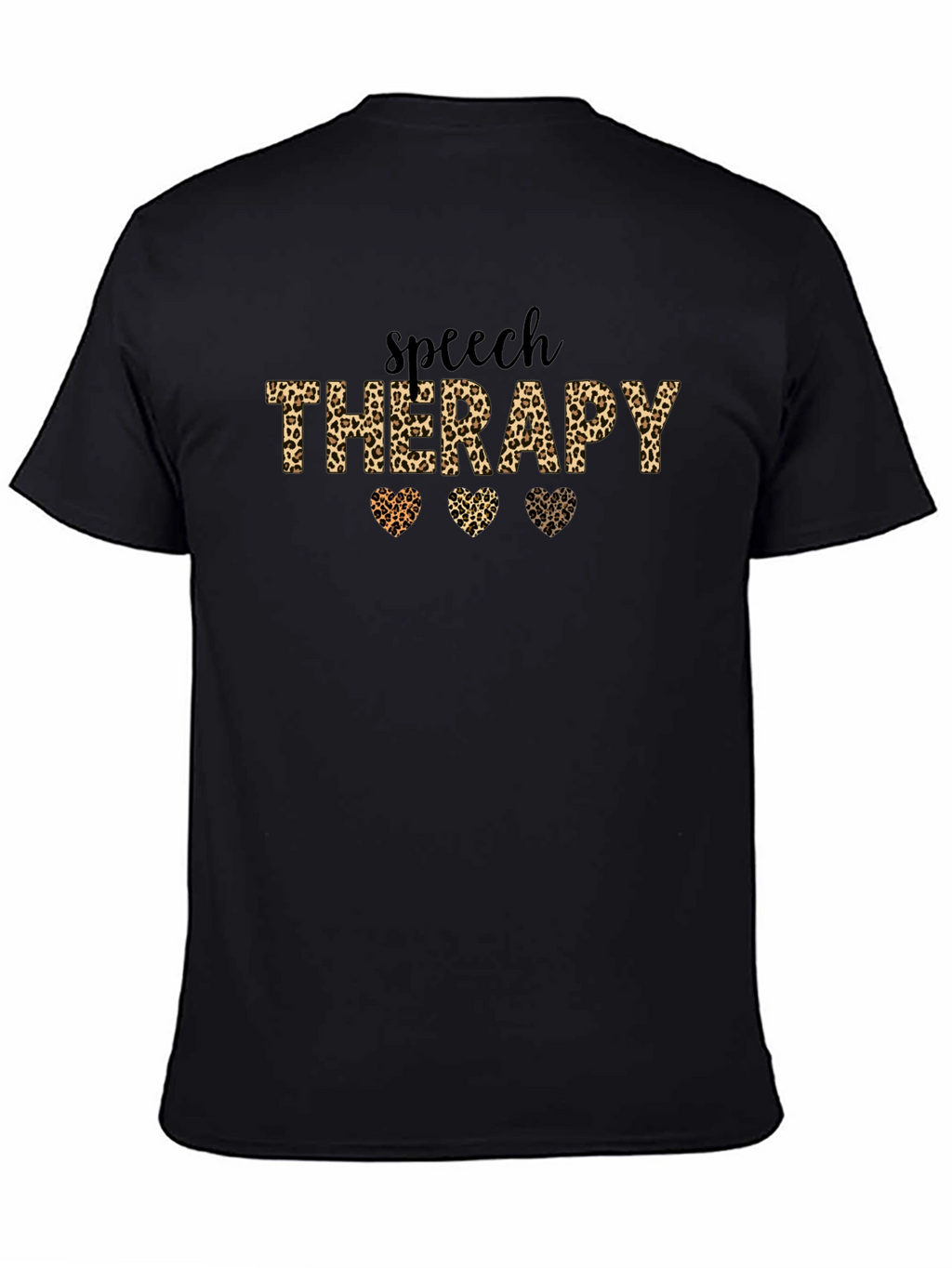 Leopard Print Speech Therapy T-Shirt