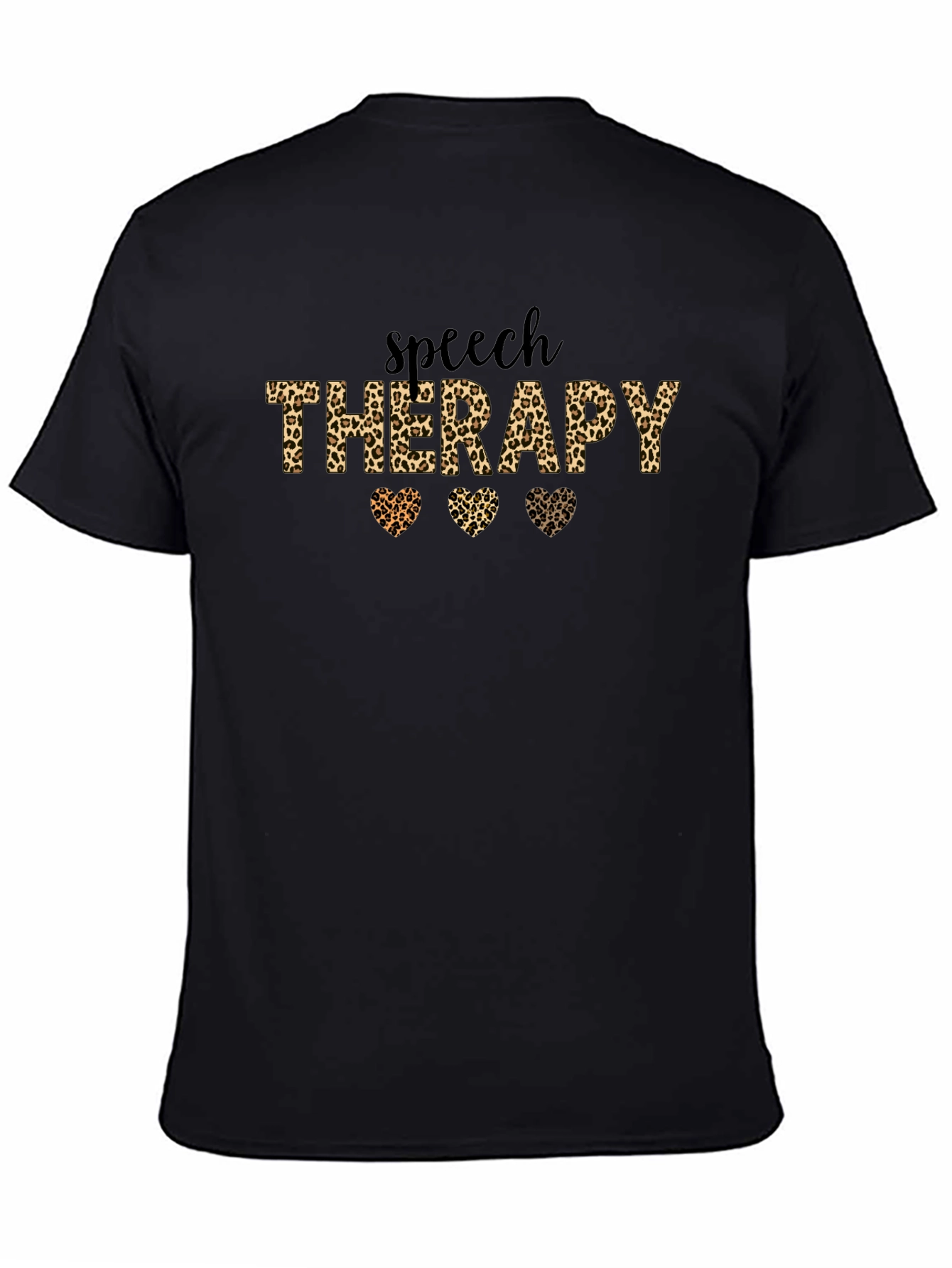Leopard Print Speech Therapy T-Shirt