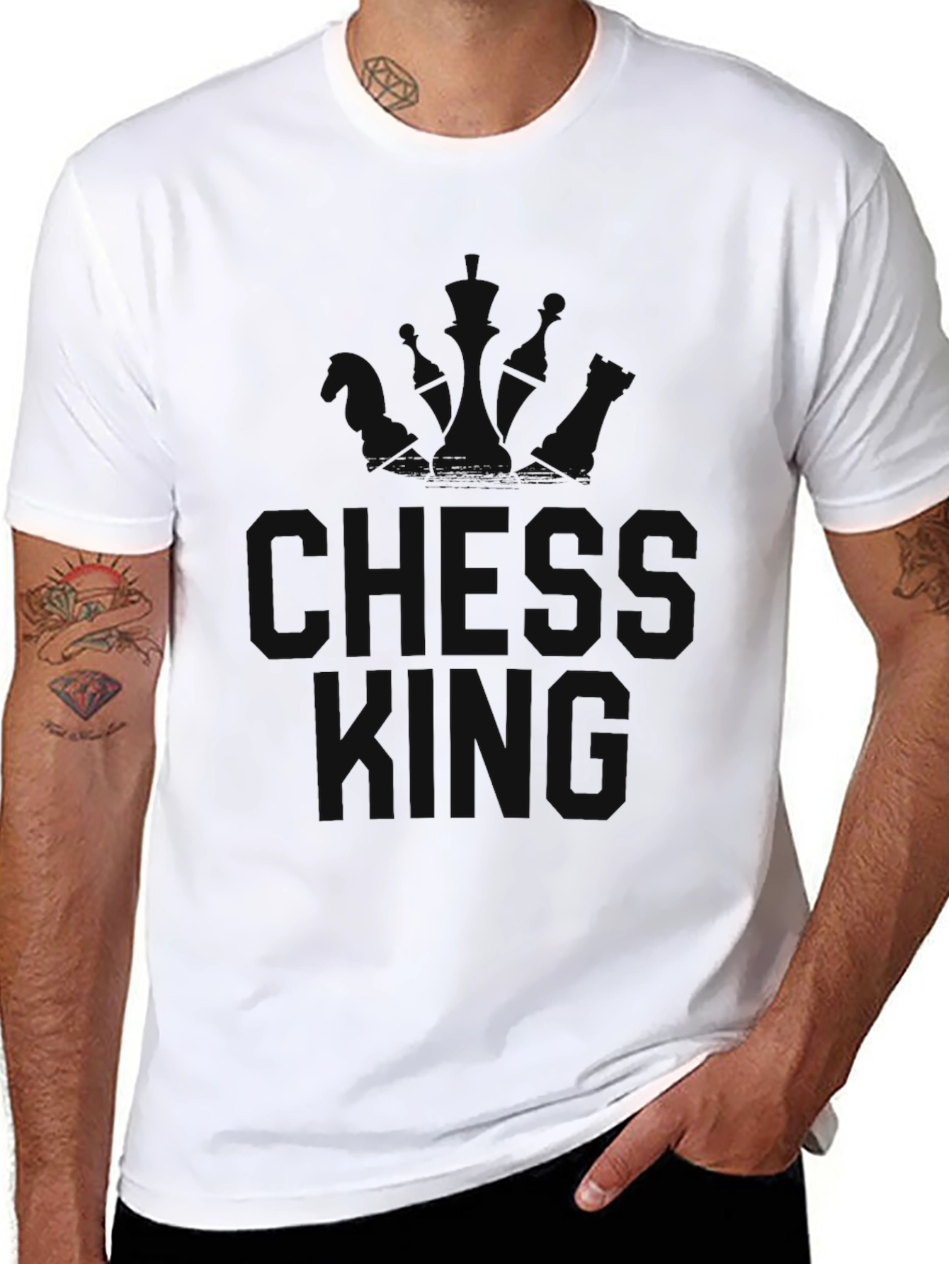 Chess King Black T-Shirt - Statement Tee