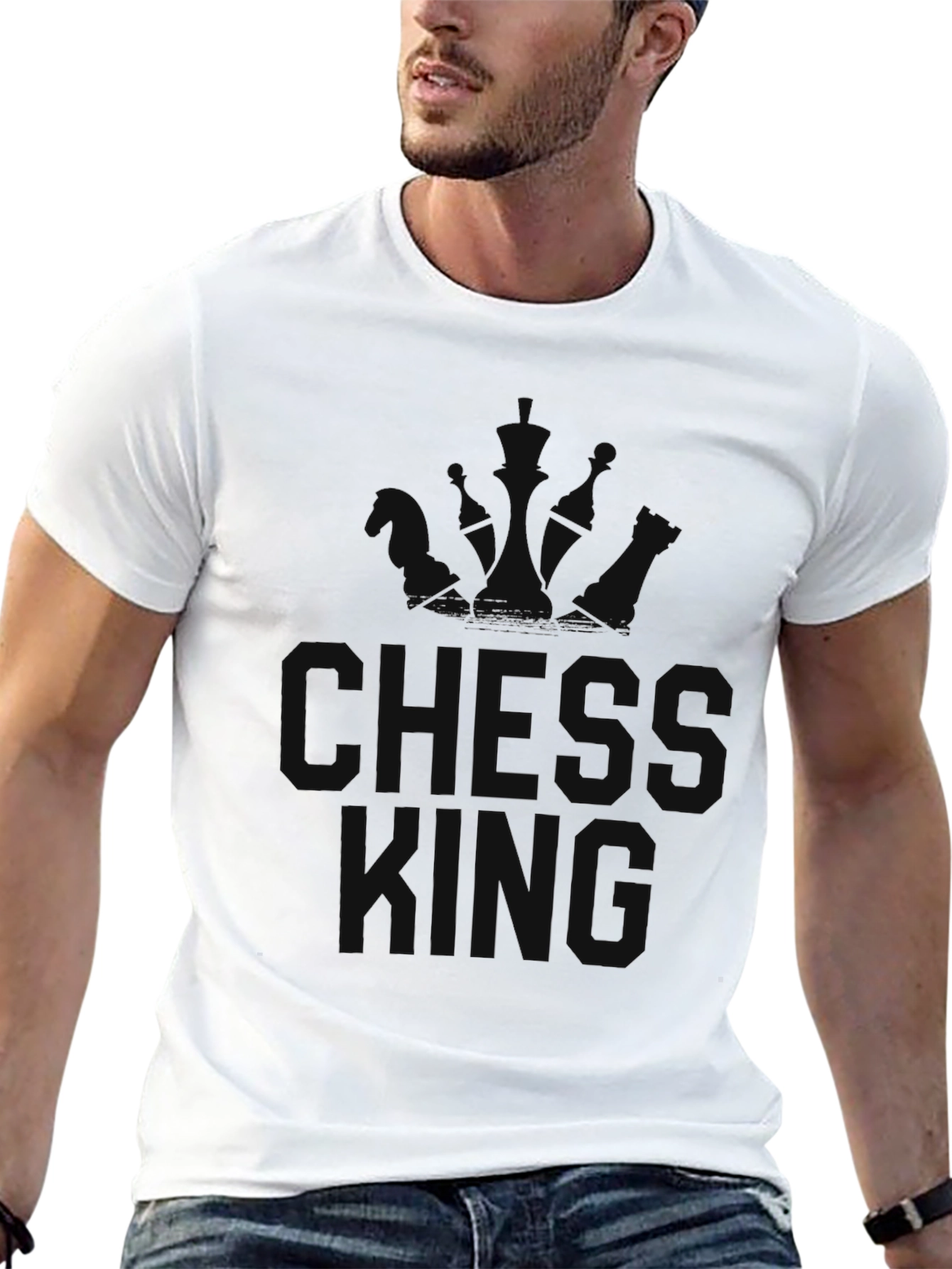 Chess King Black T-Shirt - Statement Tee