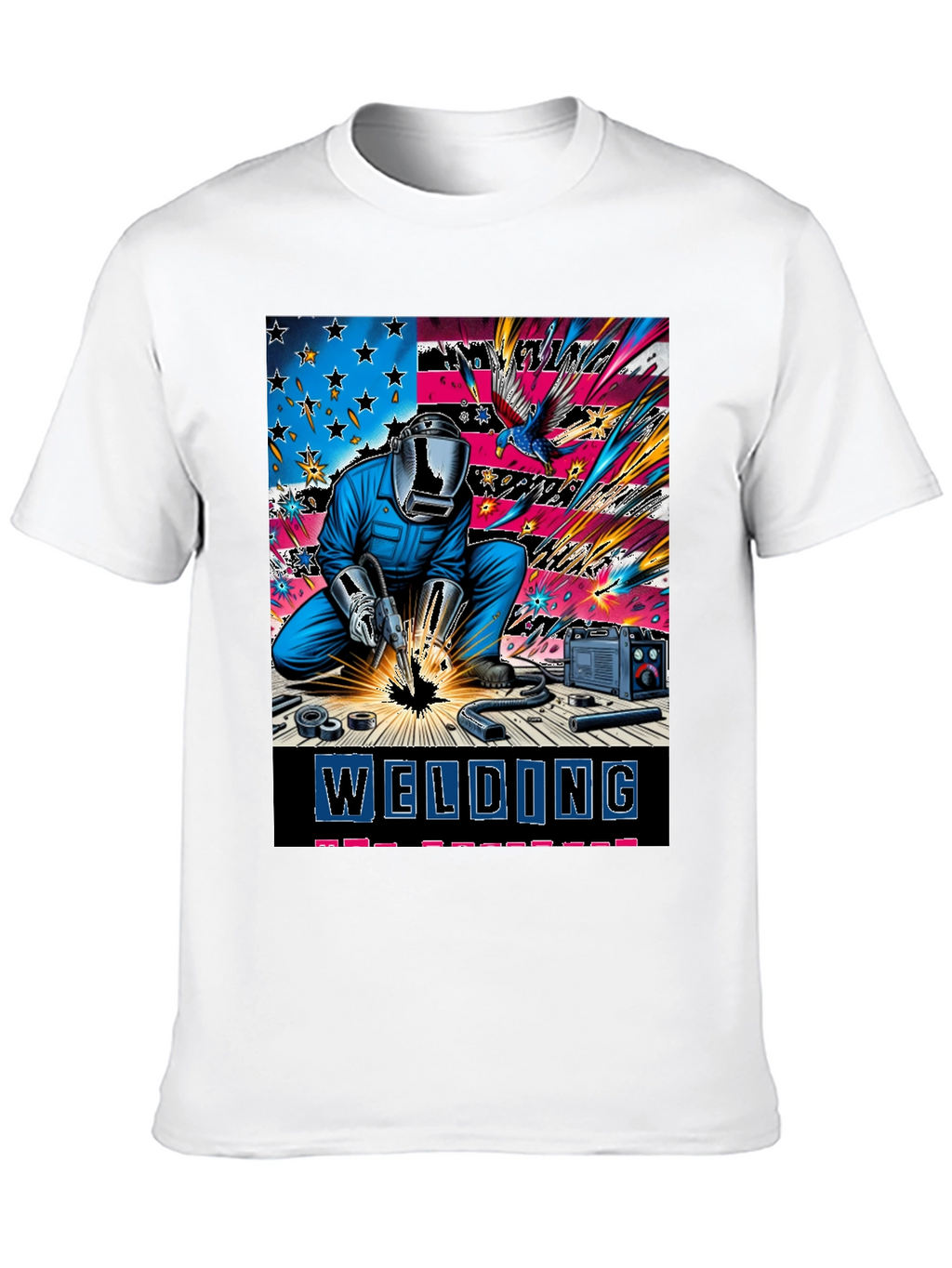 Welding Patriotic T-Shirt