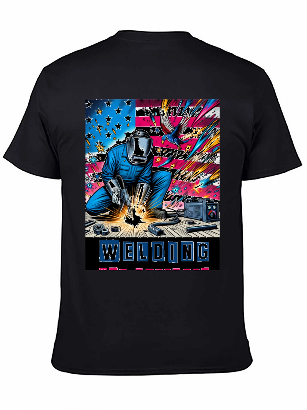 Welding Patriotic T-Shirt