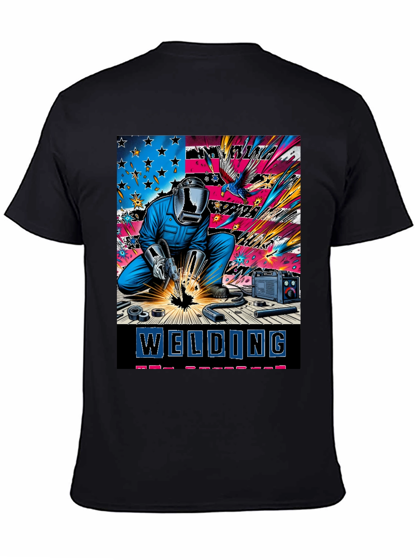 Welding Patriotic T-Shirt