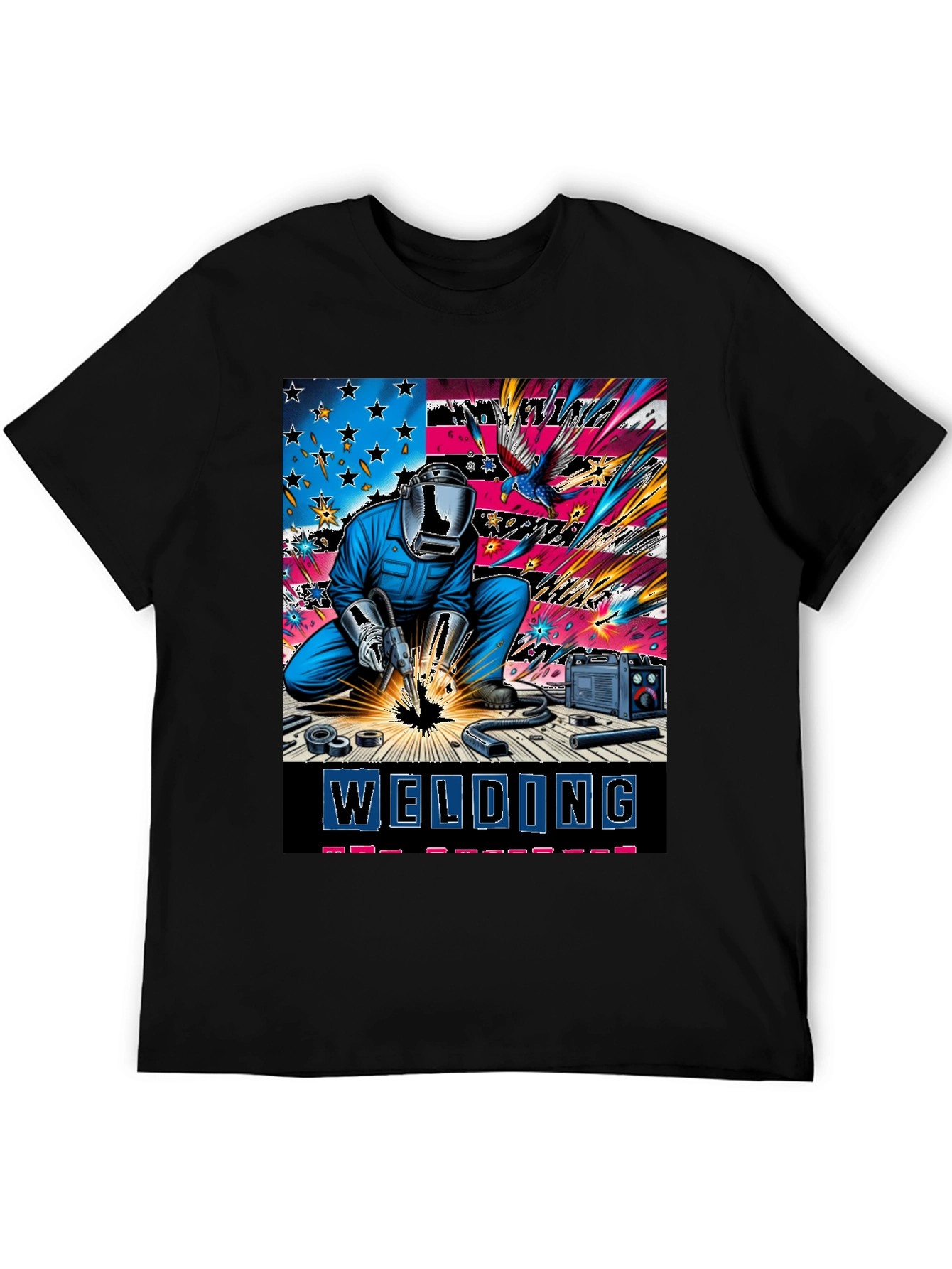 Welding Patriotic T-Shirt