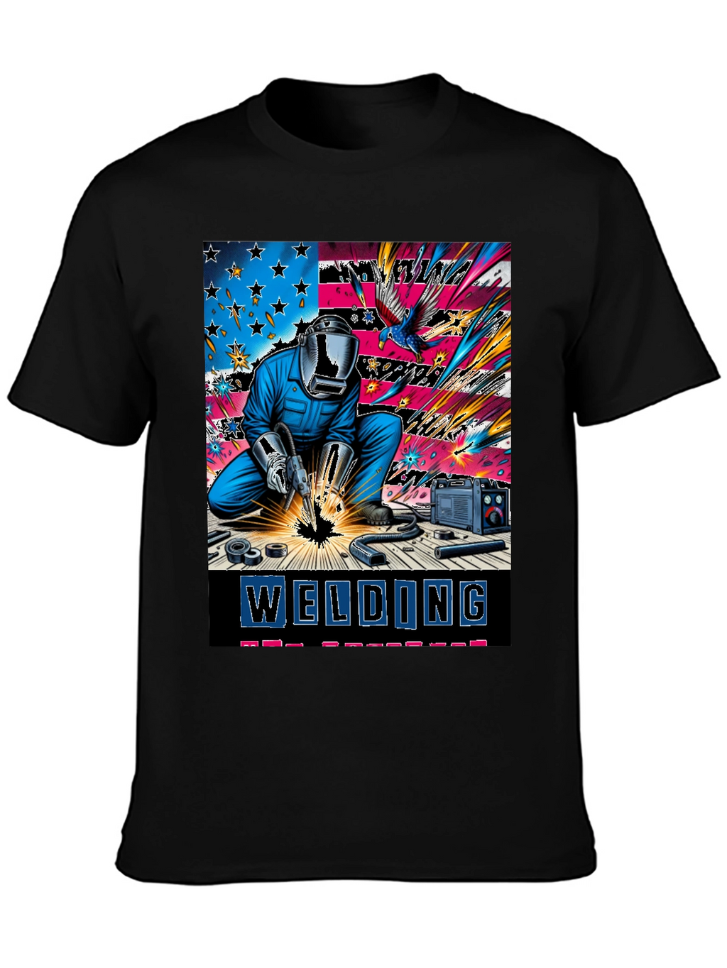 Welding Patriotic T-Shirt