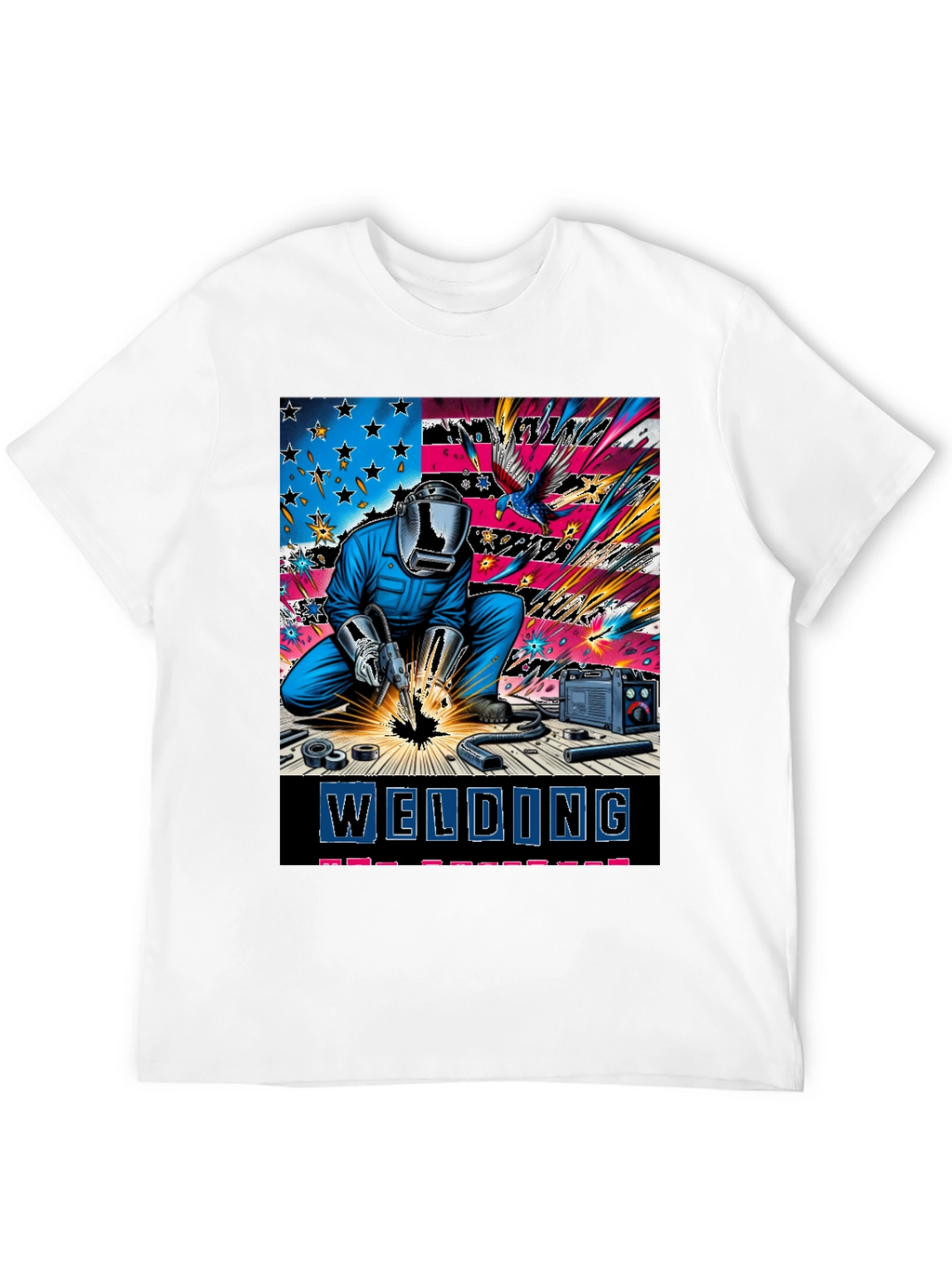 Welding Patriotic T-Shirt