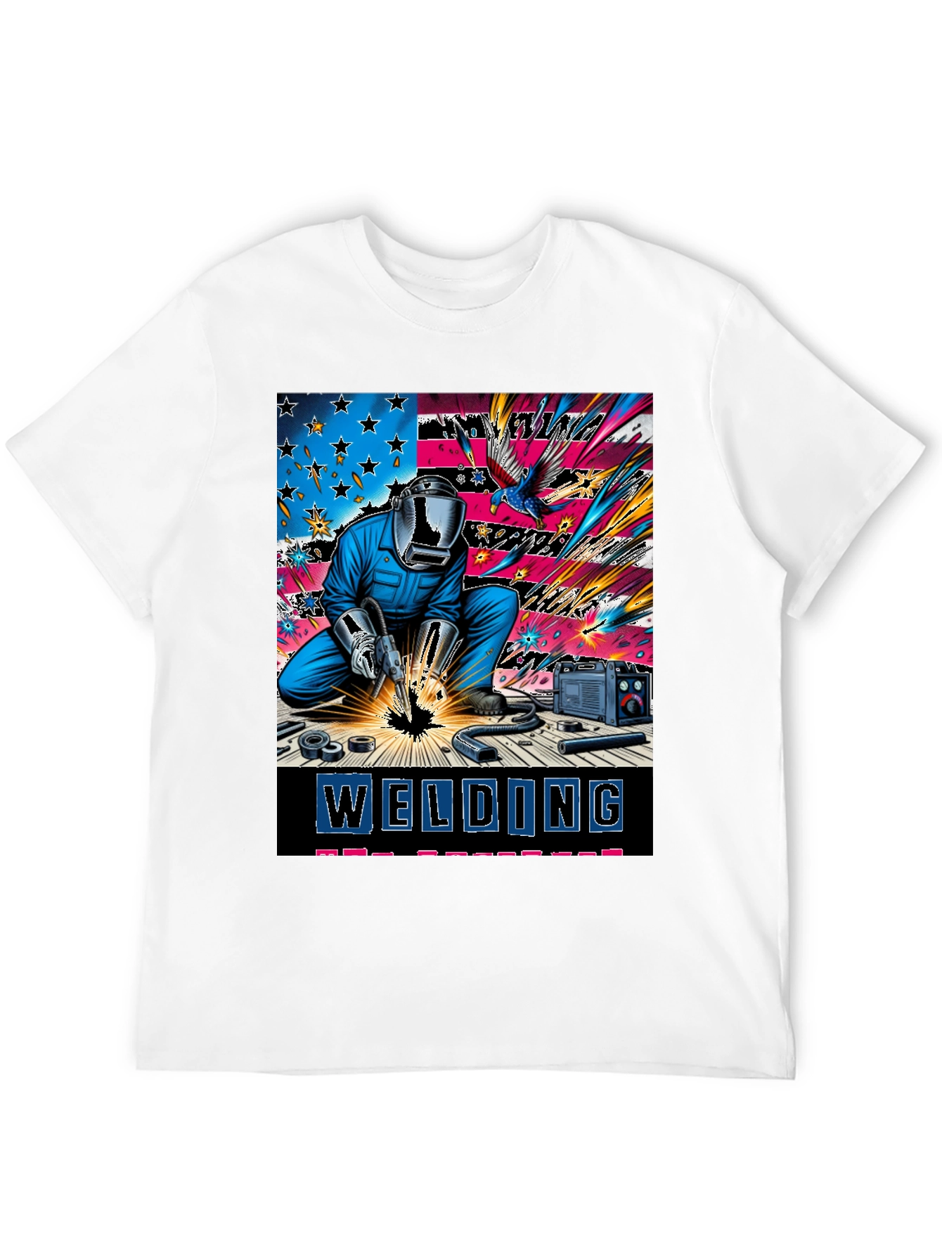 Welding Patriotic T-Shirt