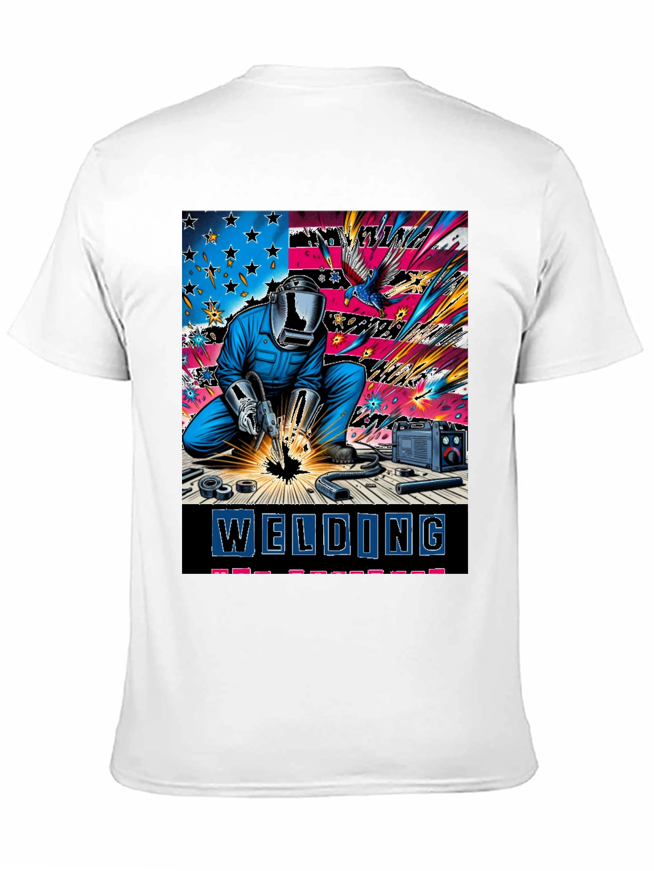 Welding Patriotic T-Shirt