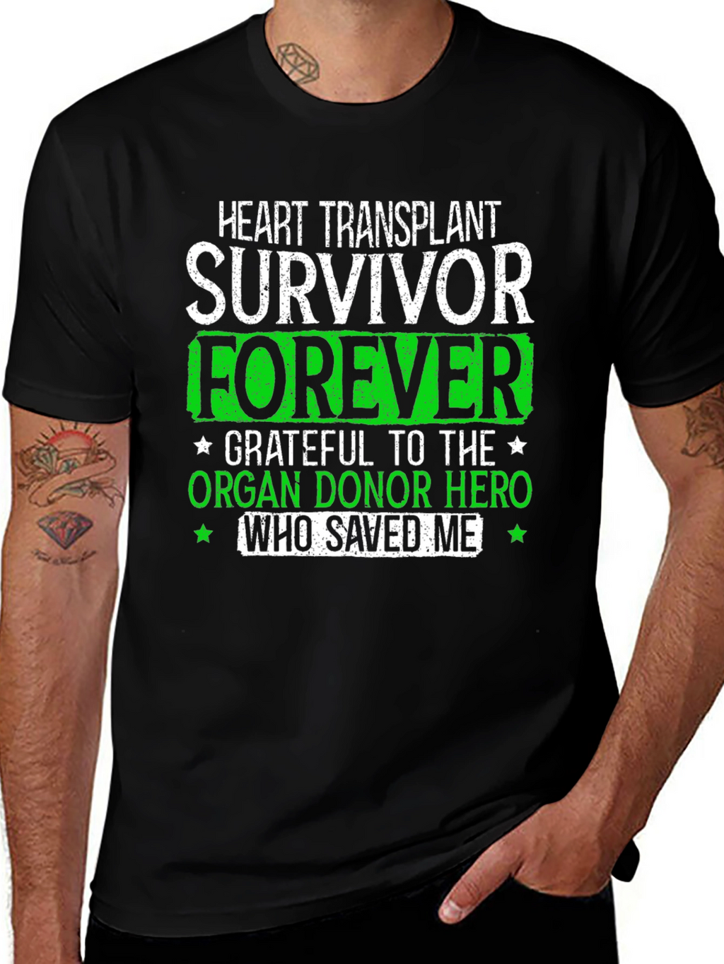 Heart Transplant Survivor Graphic Tee