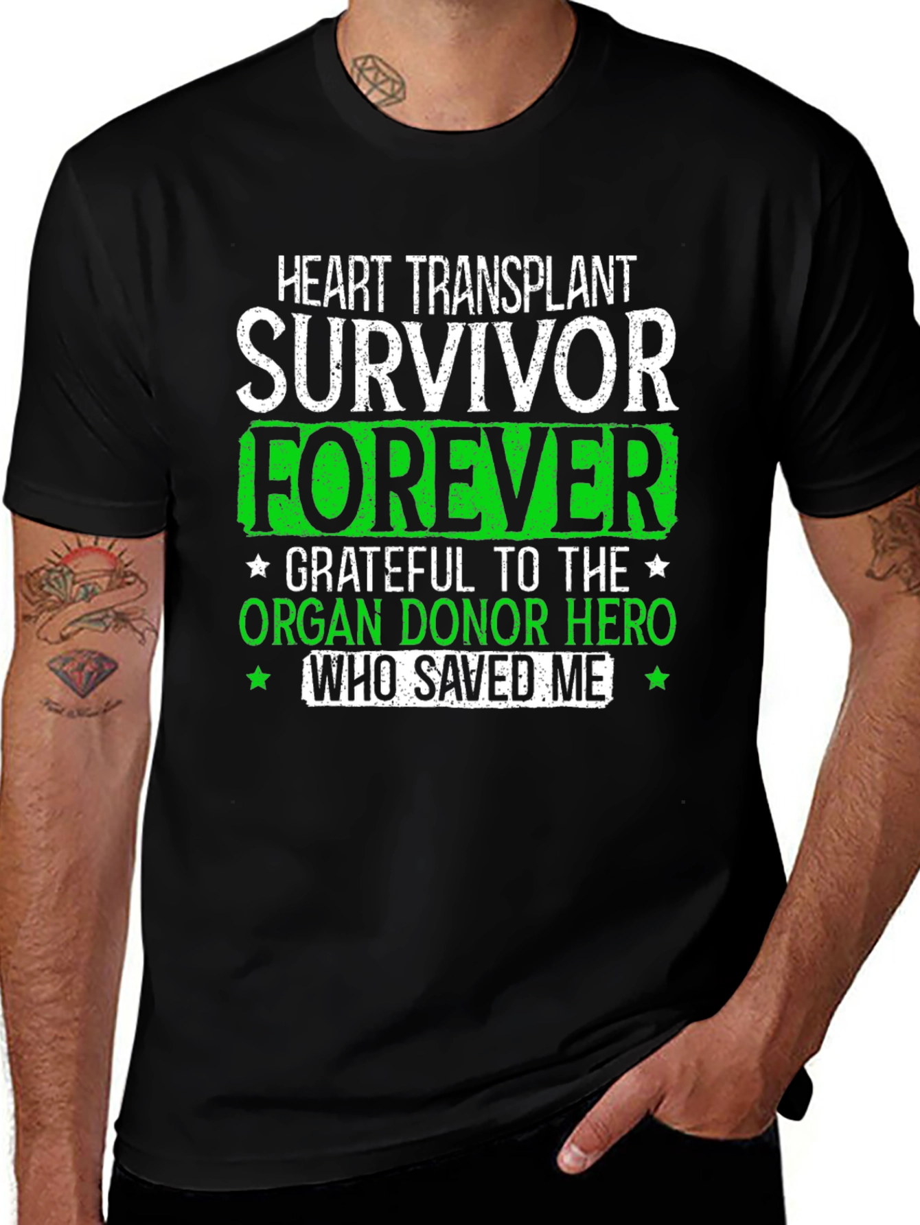 Heart Transplant Survivor Graphic Tee