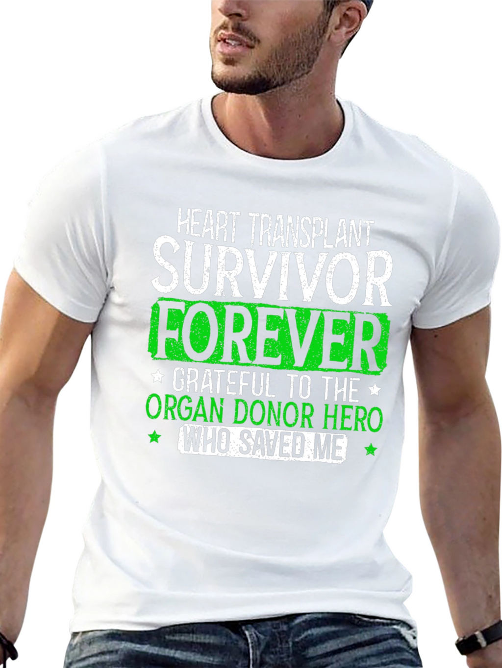 Heart Transplant Survivor Graphic Tee