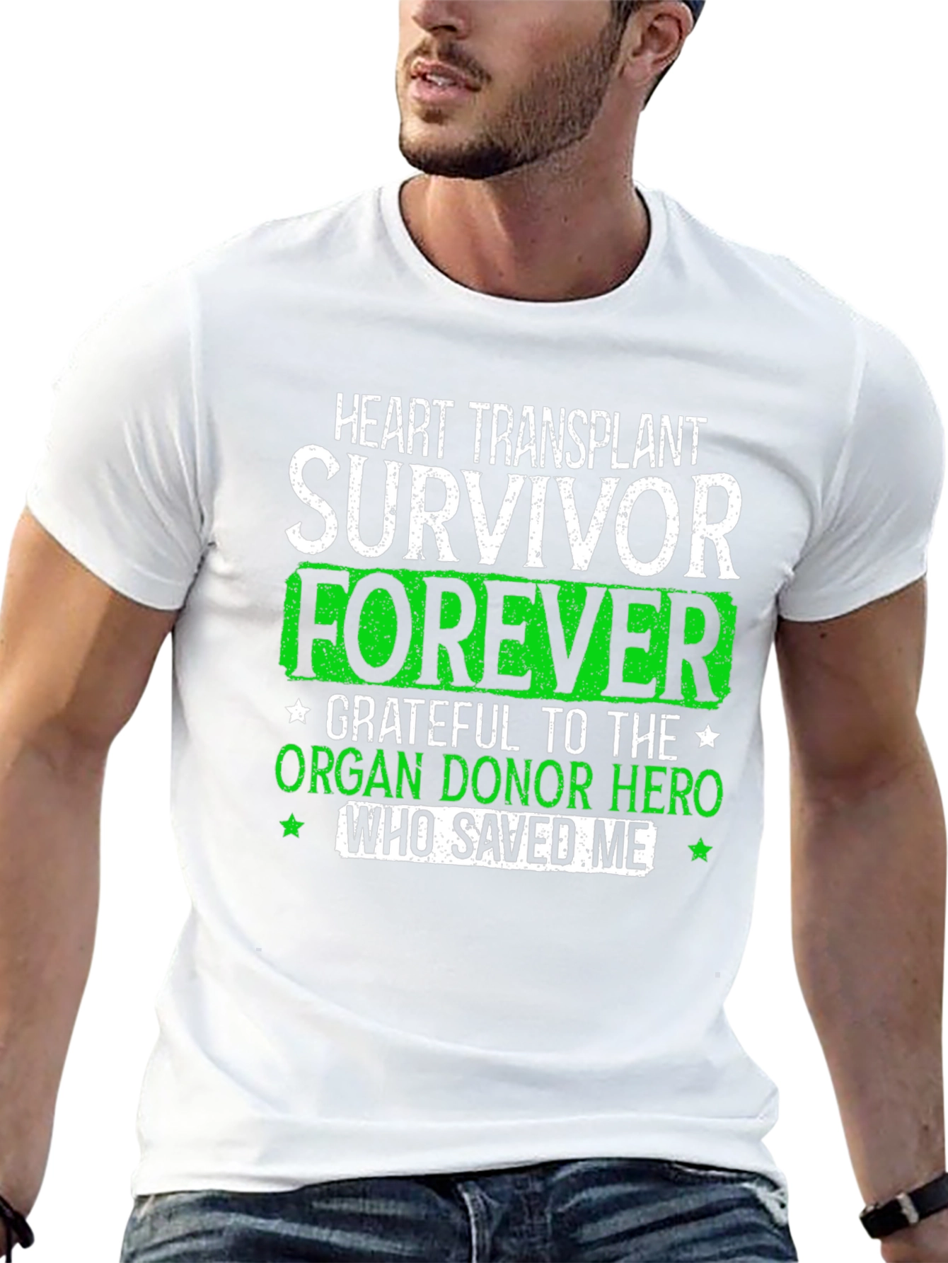 Heart Transplant Survivor Graphic Tee