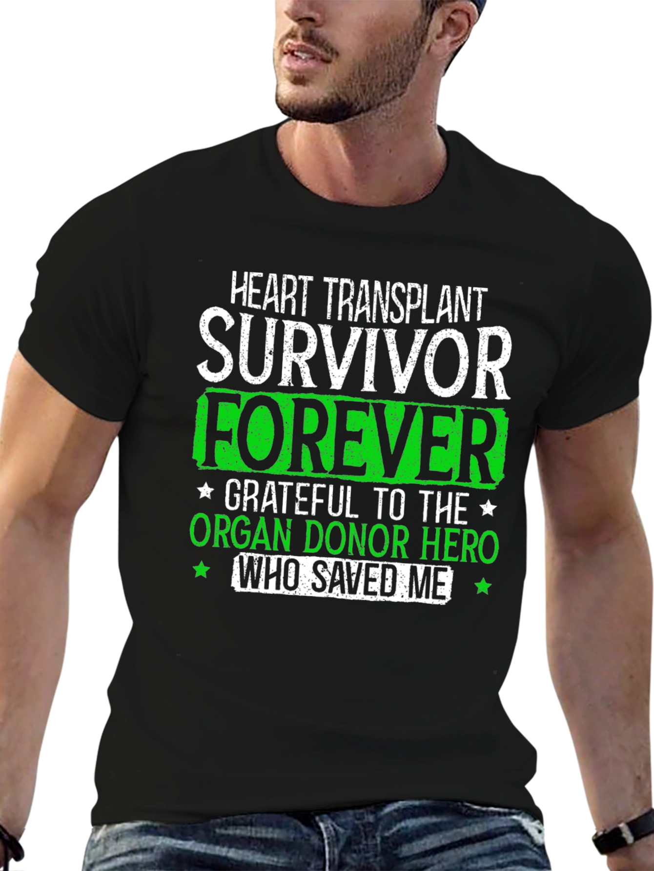 Heart Transplant Survivor Graphic Tee