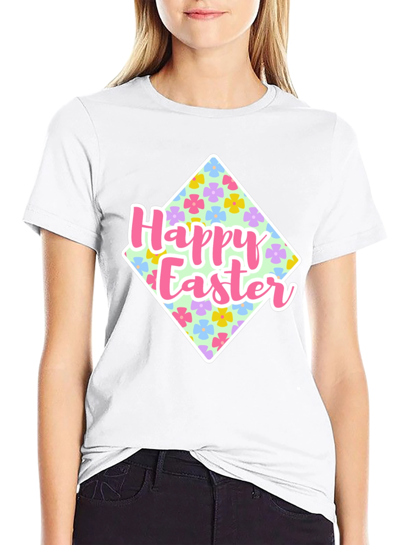 Happy Easter Floral T-Shirt