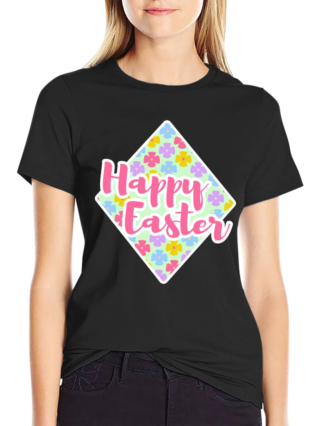 Happy Easter Floral T-Shirt