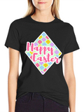 Happy Easter Floral T-Shirt
