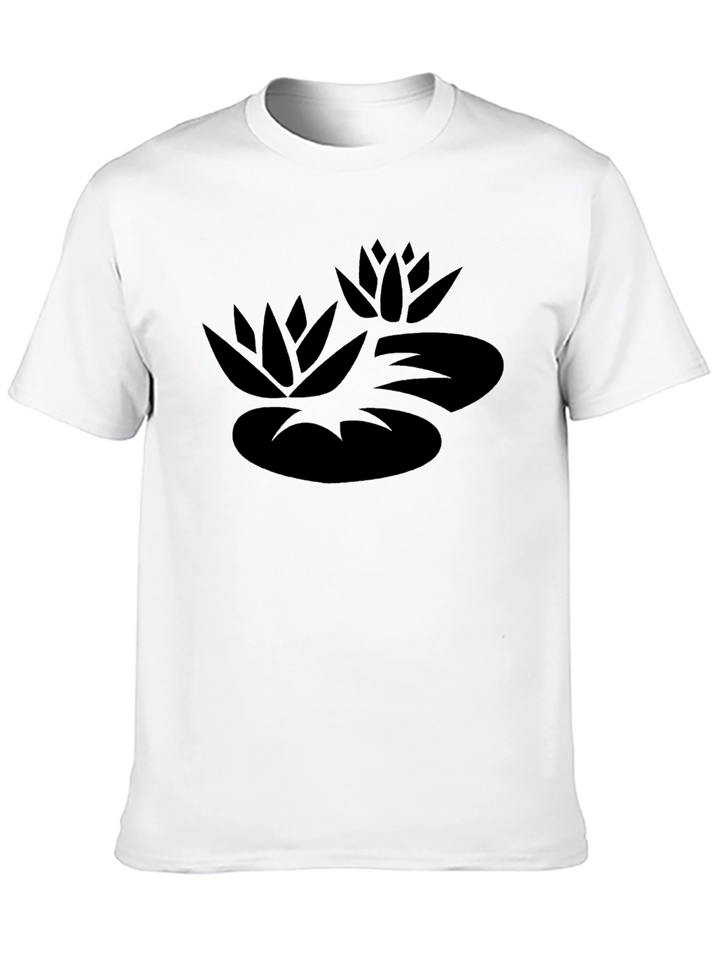 Lotus Graphic Tee - Black T-Shirt