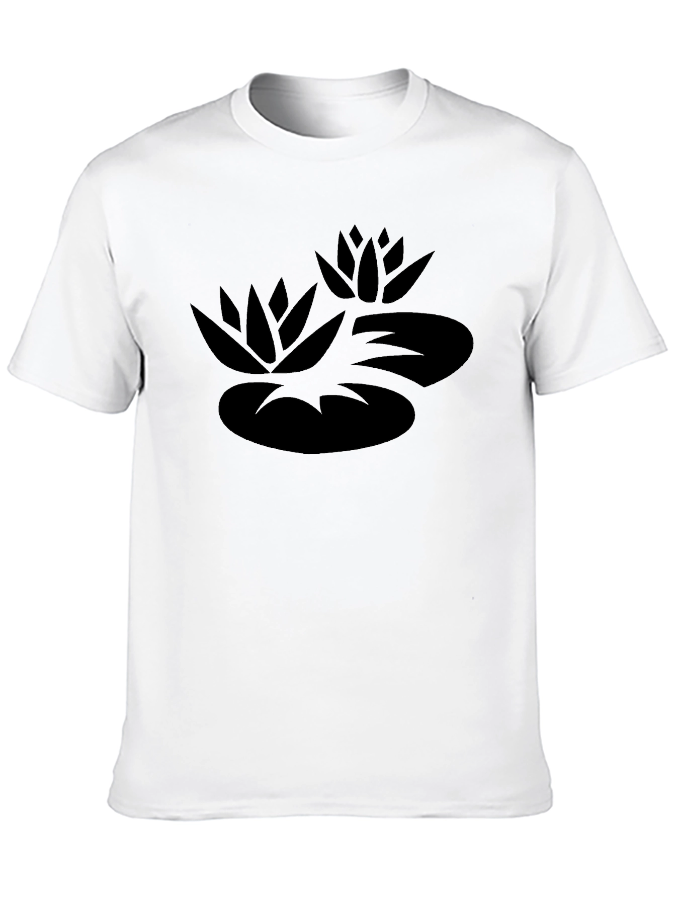 Lotus Graphic Tee - Black T-Shirt