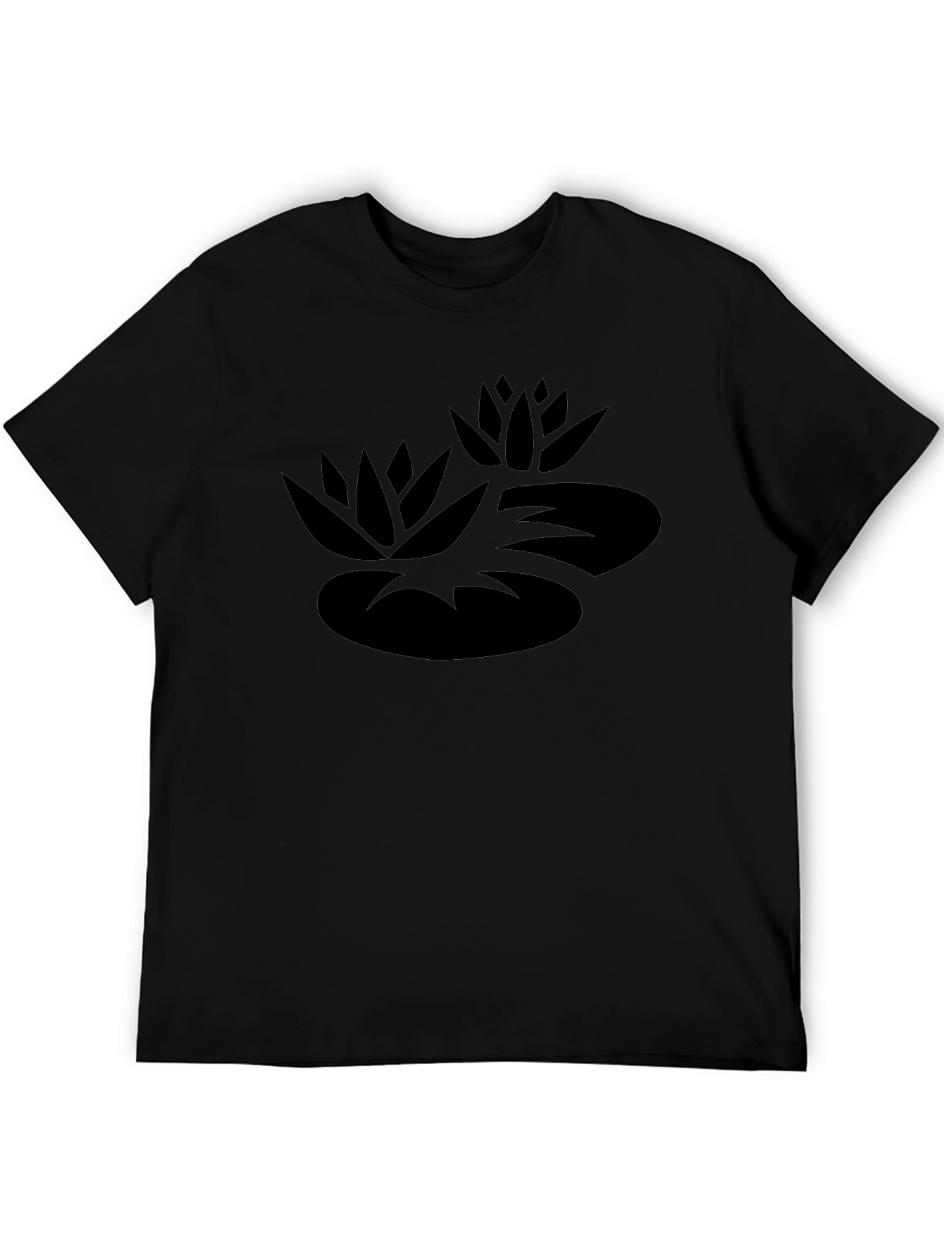 Lotus Graphic Tee - Black T-Shirt