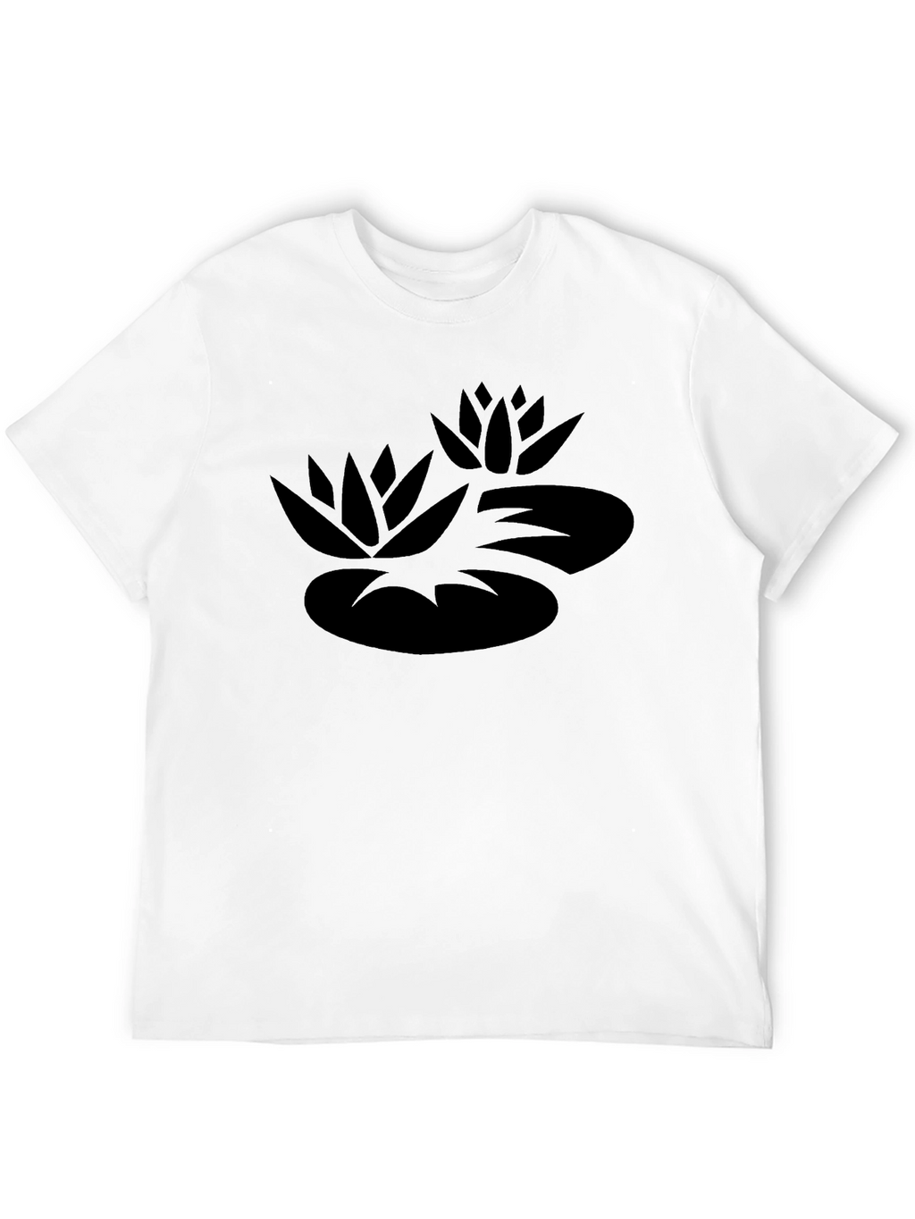 Lotus Graphic Tee - Black T-Shirt