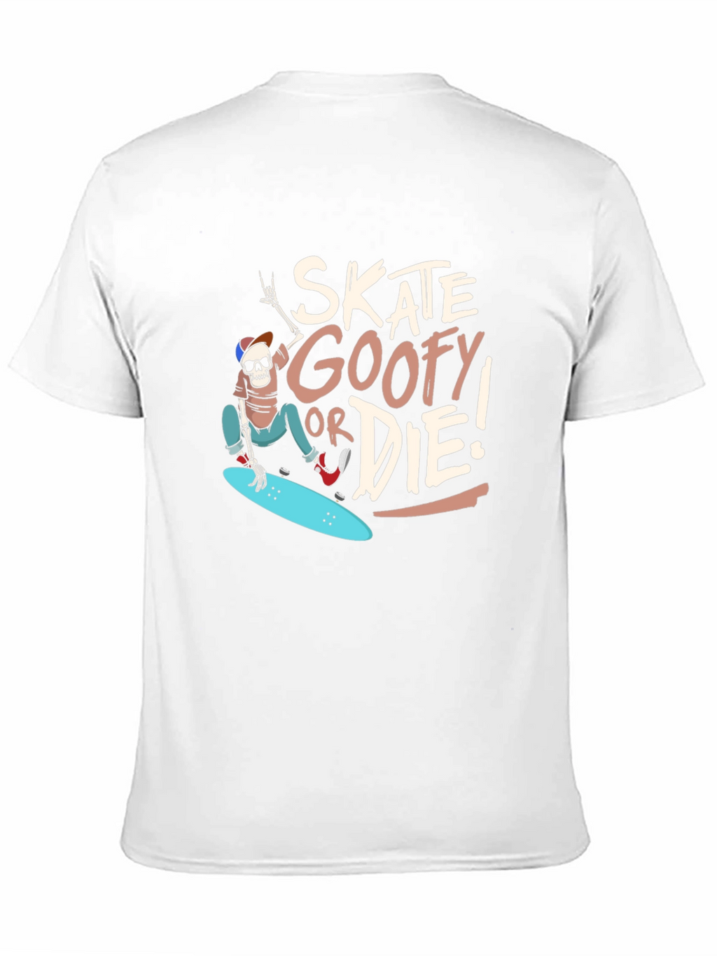 Skate Goofy or Die Black Graphic Tee