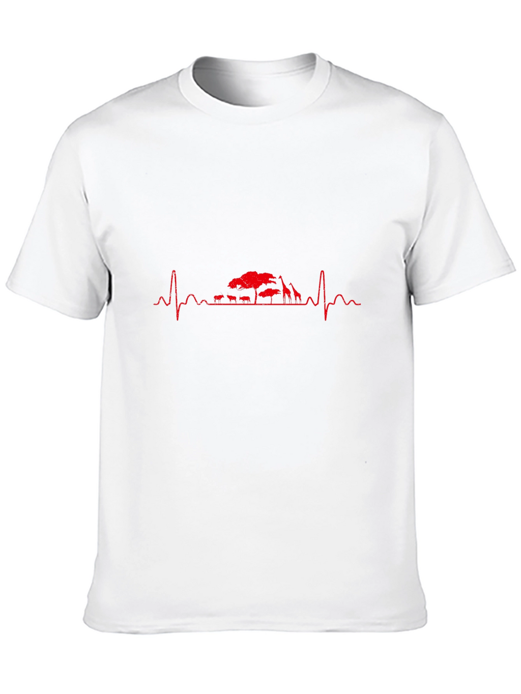 Savanna Heartbeat Graphic Tee - Black