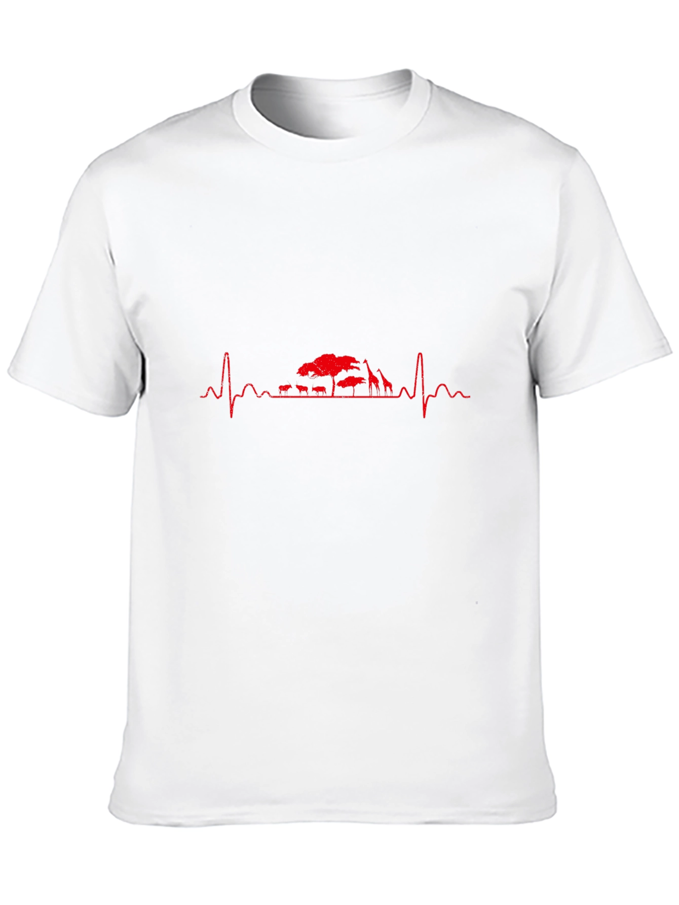 Savanna Heartbeat Graphic Tee - Black