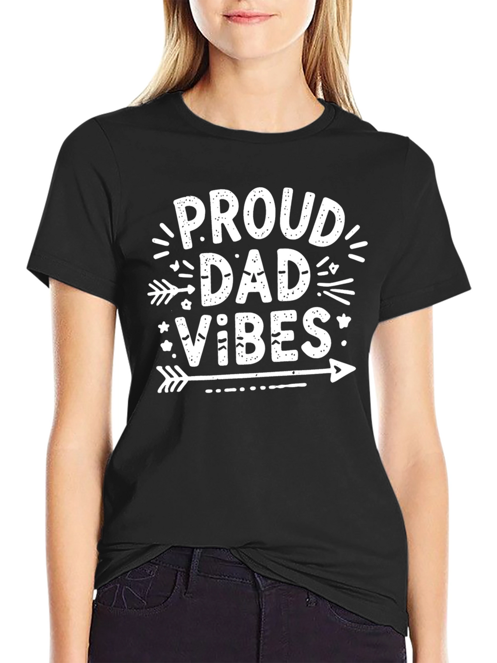 Proud Dad Vibes Graphic T-Shirt