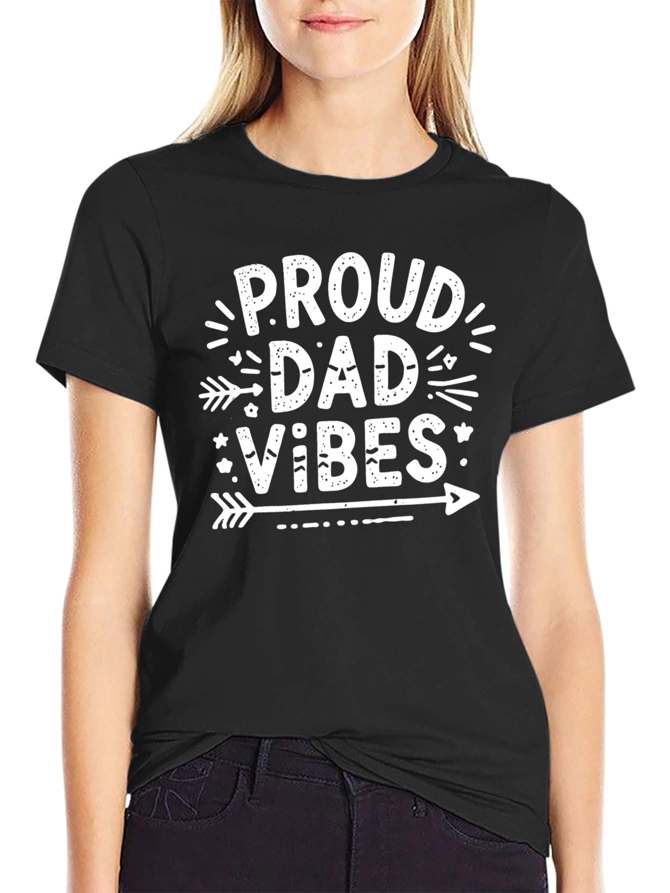 Proud Dad Vibes Graphic T-Shirt