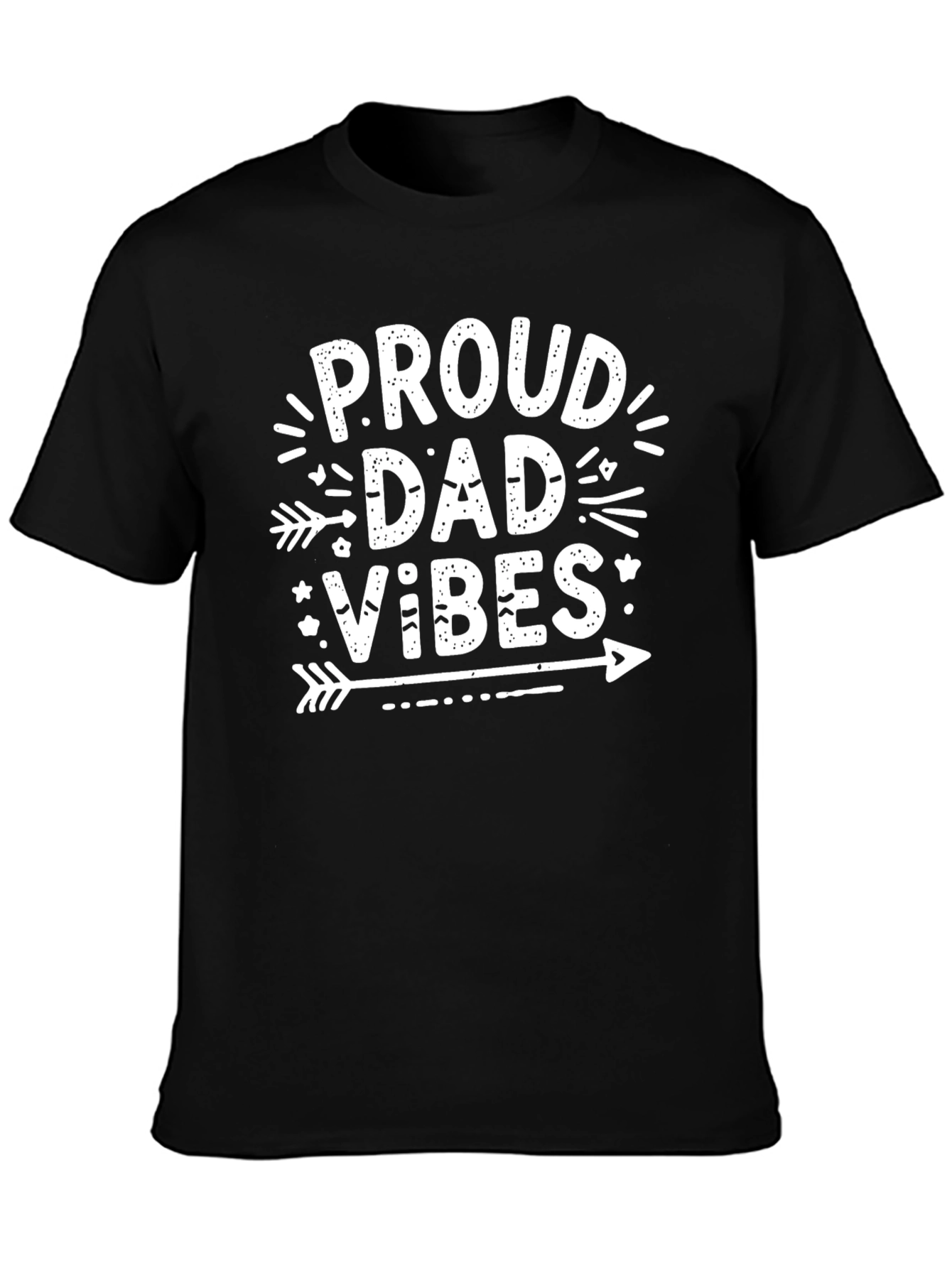 Proud Dad Vibes Graphic T-Shirt