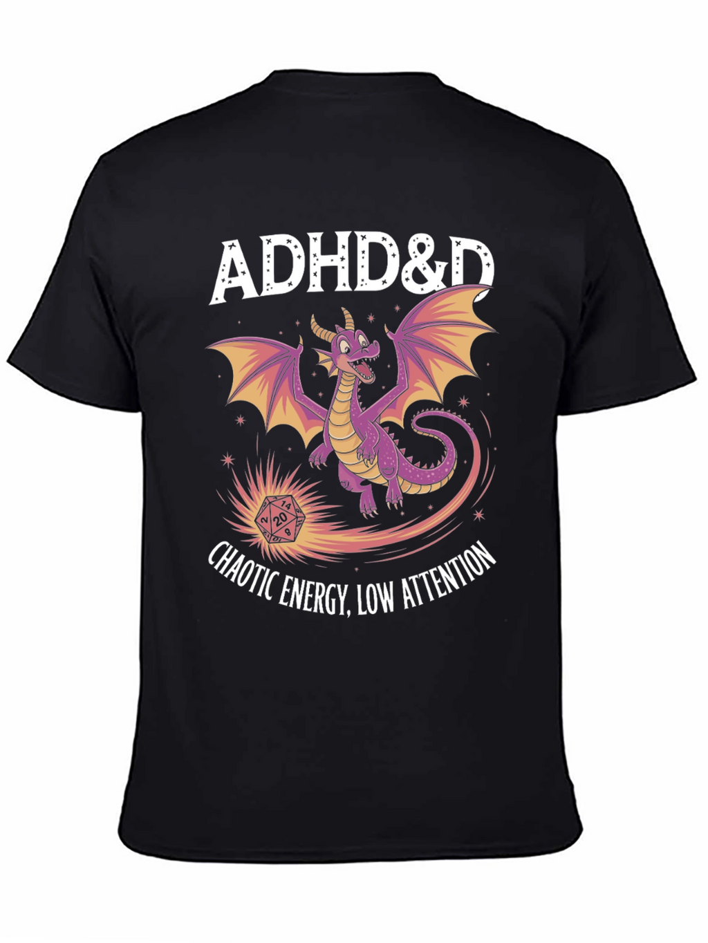ADHD&D Chaotic Energy T-Shirt