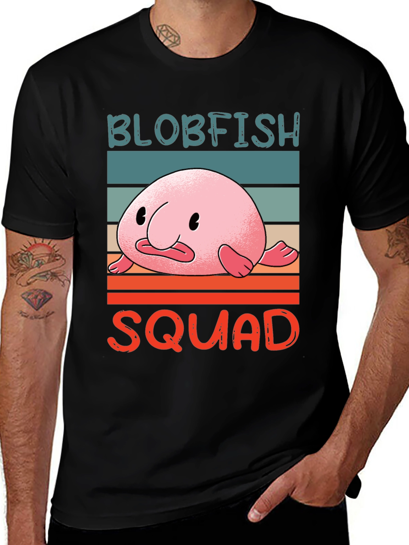 Blobfish Squad Graphic Tee - Unique & Fun!