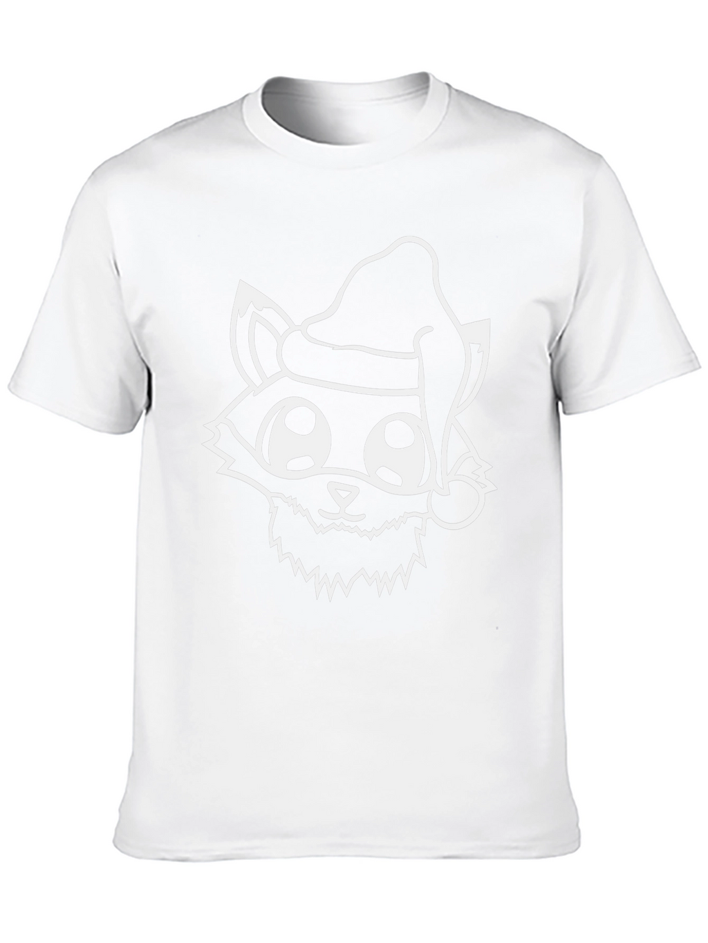 Festive Fox Tee: Holiday Graphic Print T-Shirt